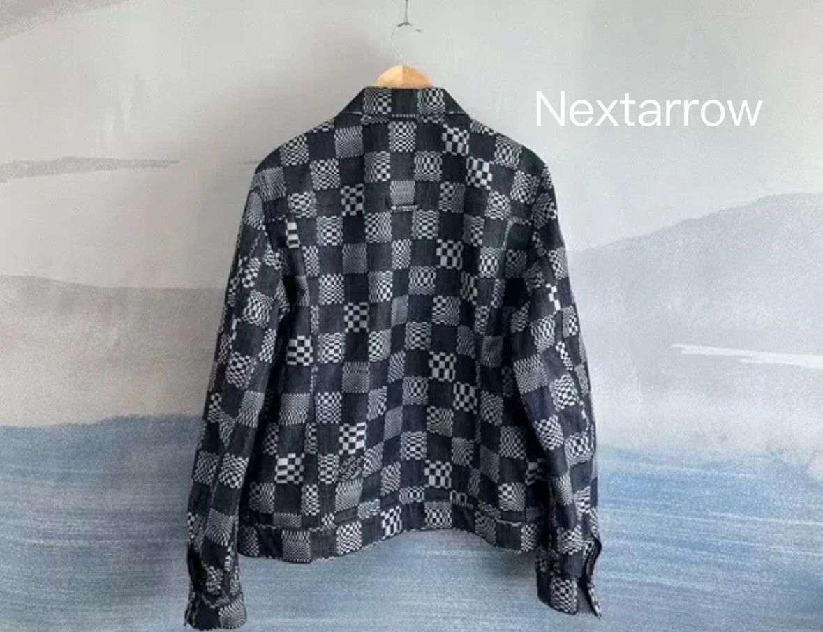 Louis Vuitton Louis Vuitton LV checkerboard hanging denim jacket Size US L / EU 52-54 / 3 - 2 Thumbnail