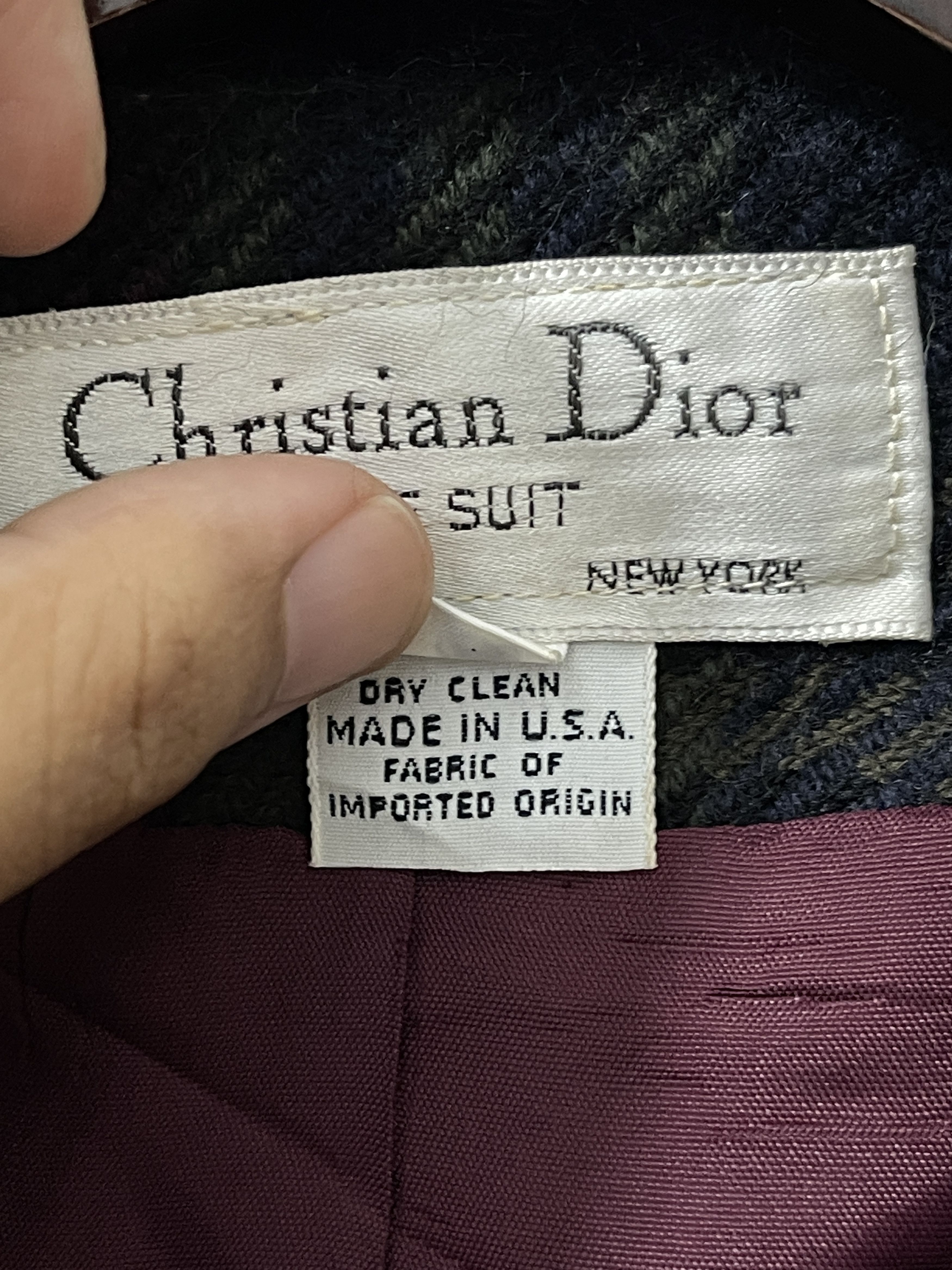 Christian Dior Monsieur Vintage Christian Dior The Suit Double Breast Wool Cropped Size 42R - 6 Thumbnail