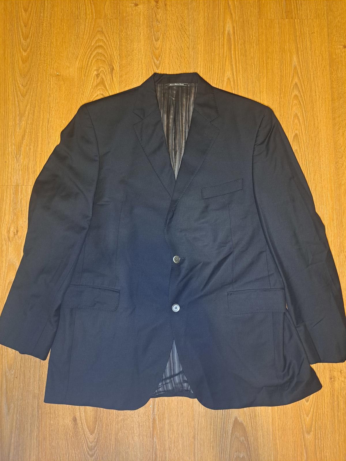 Jack Victor E Thomas Blazer 44R Black Cashmere Wool 150's