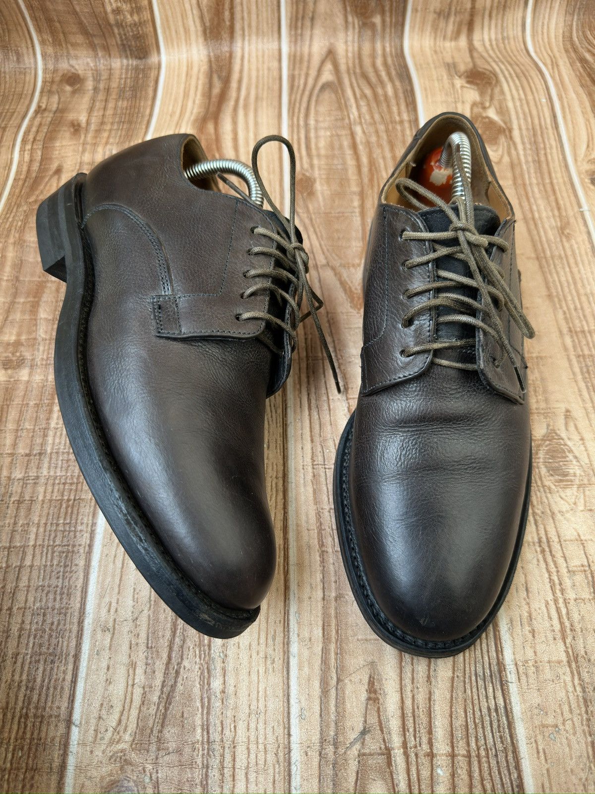 Viberg Viberg Dark Brown Derby Boots. Size US 7 / EU 40 - 7 Thumbnail