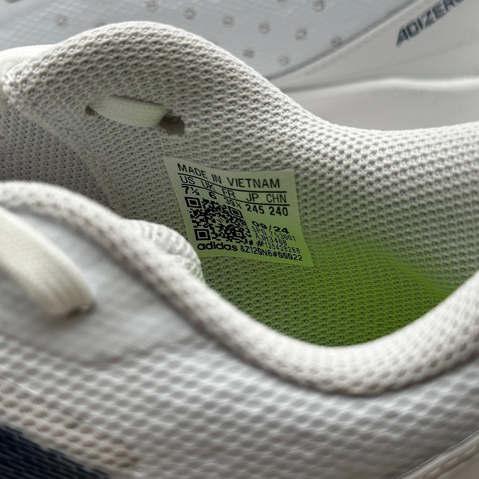Adidas Adidas Wms 7.5 Softball Shoe Adizero Instinct IH3468 White Size US 7.5 / IT 37.5 - 10 Thumbnail