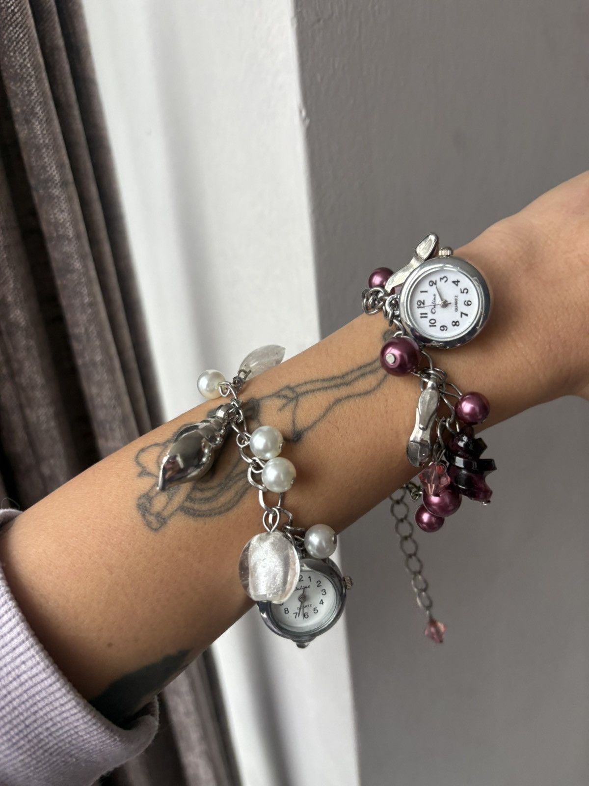 Vintage y2k charm bracelet watch Size ONE SIZE - 2 Thumbnail