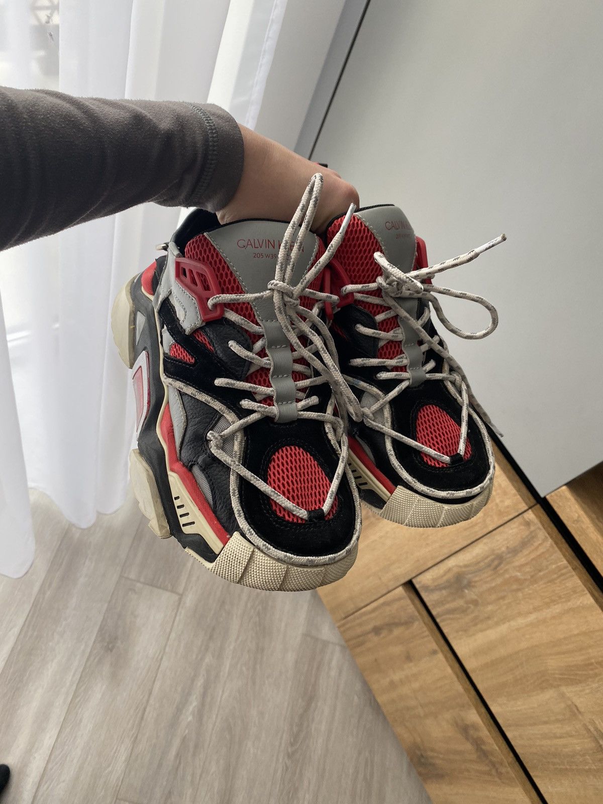 Calvin Klein 205W39NYC Calvin Klein 205W39NYC x Raf Simons Strike 205 Sneakers Size US 7 / EU 40 - 2 Thumbnail