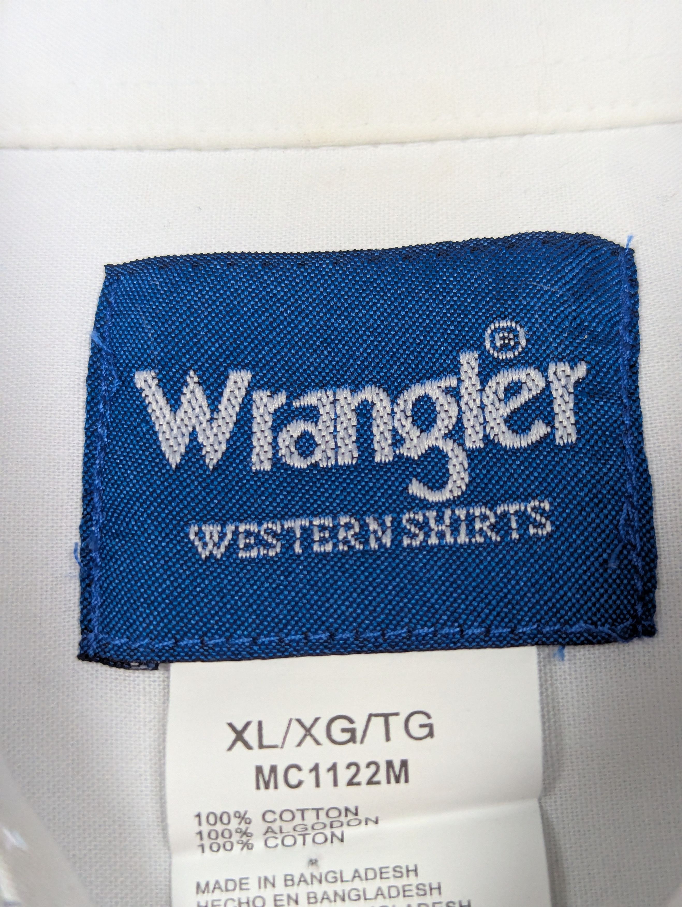 Vintage × Wrangler WRANGLER Vintage Mens Western American Shirt With Buffaloes Size US XL / EU 56 / 4 - 6 Thumbnail