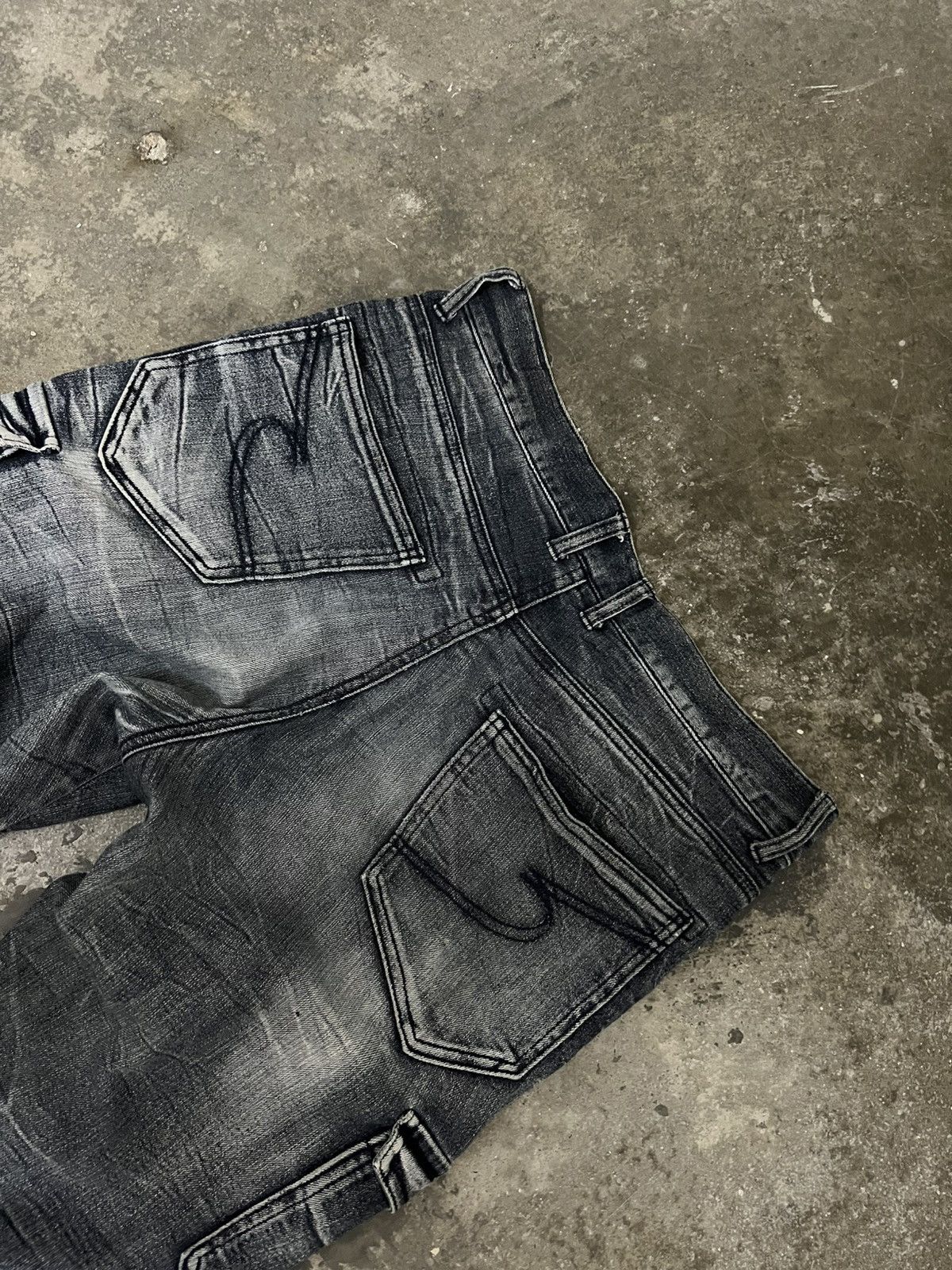 Japanese Brand 💥Semantic Design Distressed Jean Size US 30 / EU 46 - 13 Thumbnail