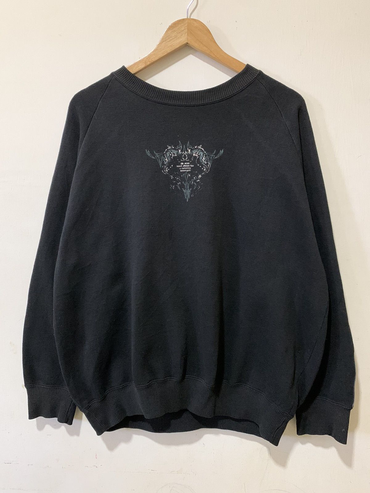 Japanese Brand Vintage Grass Hiiher Dragon Boxy Sweatshirt Size US M / EU 48-50 / 2 - 2 Thumbnail