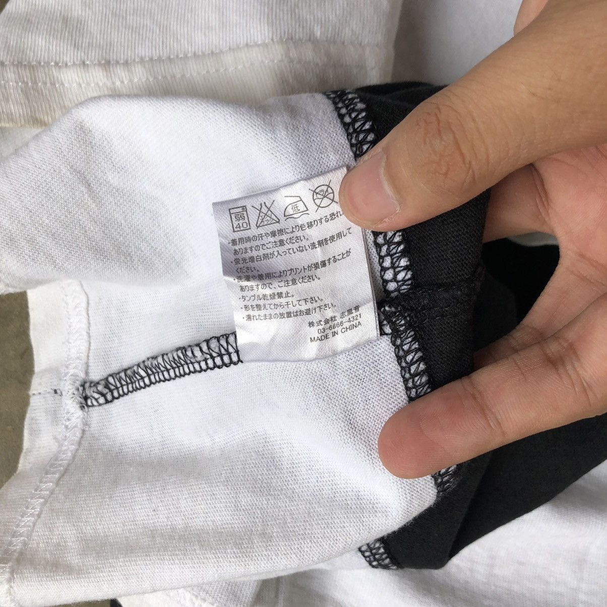 Number (N)ine Number (N)ine Denim / Travis Flacko Scott 2 Tone Pocket Tee Size US S / EU 44-46 / 1 - 13 Thumbnail