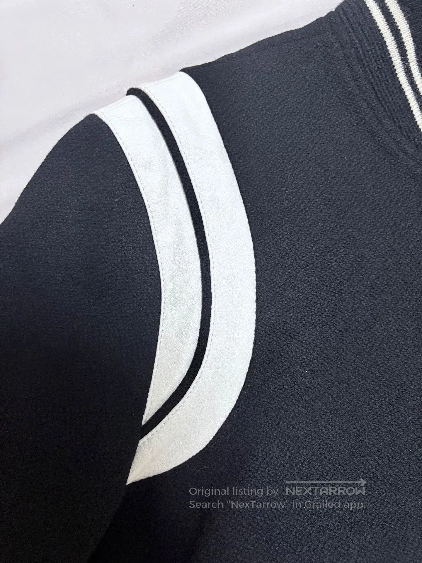 Saint Laurent Paris Saint Laurent Black White Varsity Jacket. Size US M / EU 48-50 / 2 - 5 Thumbnail