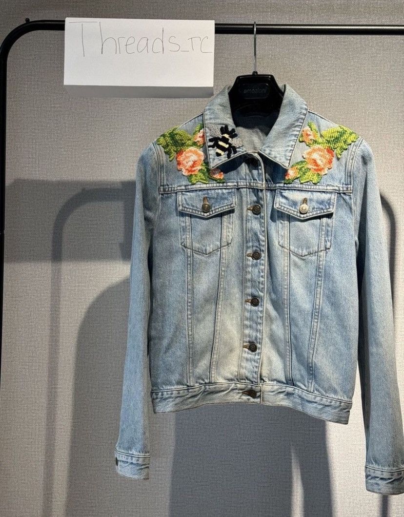 Gucci Gucci Blind For Love Denim Jacket Size M / US 6-8 / IT 42-44 - 5 Thumbnail