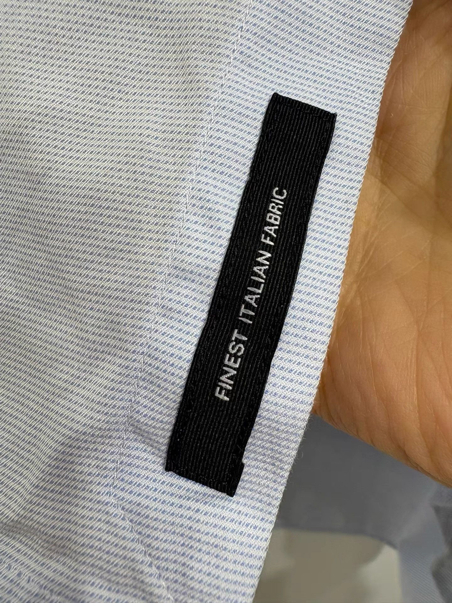 Hugo Boss HUGO BOSS Men's Blue Short Sleeve Shirt K29 Size US XXS / EU 40 - 4 Thumbnail