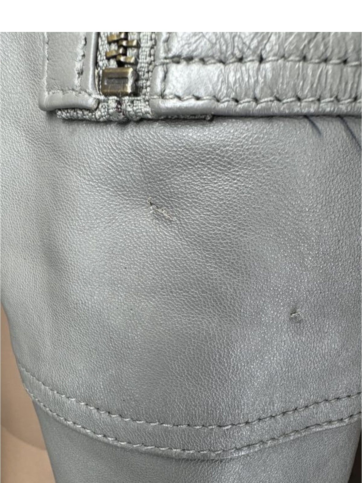 Tornado Mart Vintage Cropped Soft Leather Bomber Jacket Size US S / EU 44-46 / 1 - 4 Thumbnail