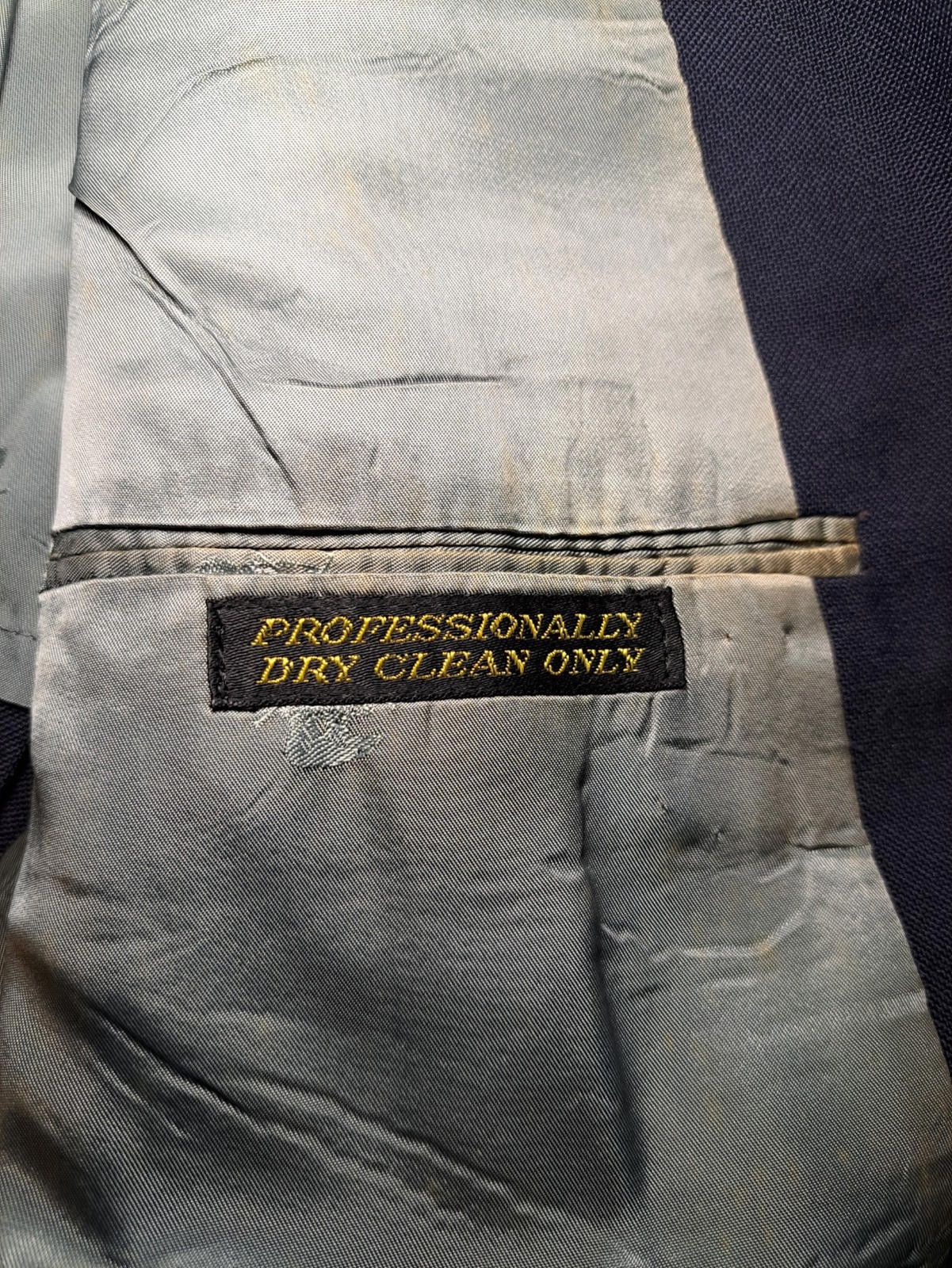 Hart Schaffner Marx VINTAGE Hart Schaffner Marx Jack Nicklaus Blazer 42R Navy Size 42R - 7 Thumbnail