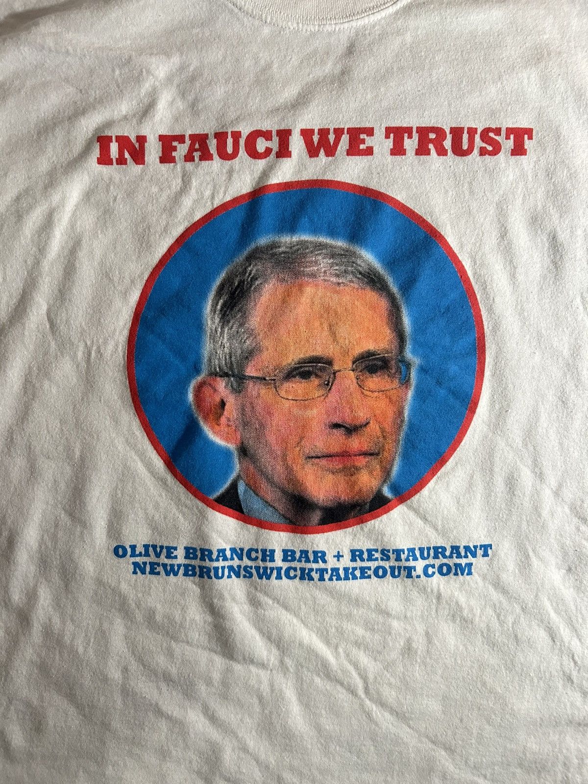 Vintage Men’s Fauci Graphic Tee Size US XL / EU 56 / 4 - 3 Thumbnail