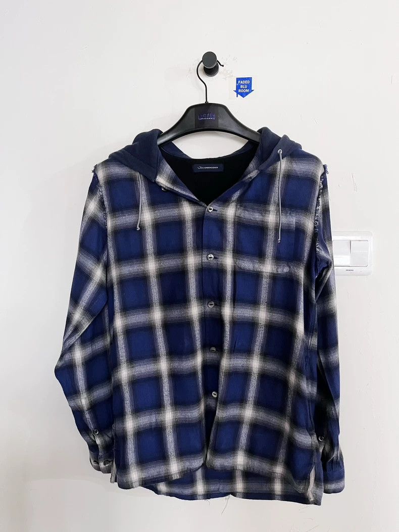 Undercover Flannel Hooded Jacket Shirt- DMC
