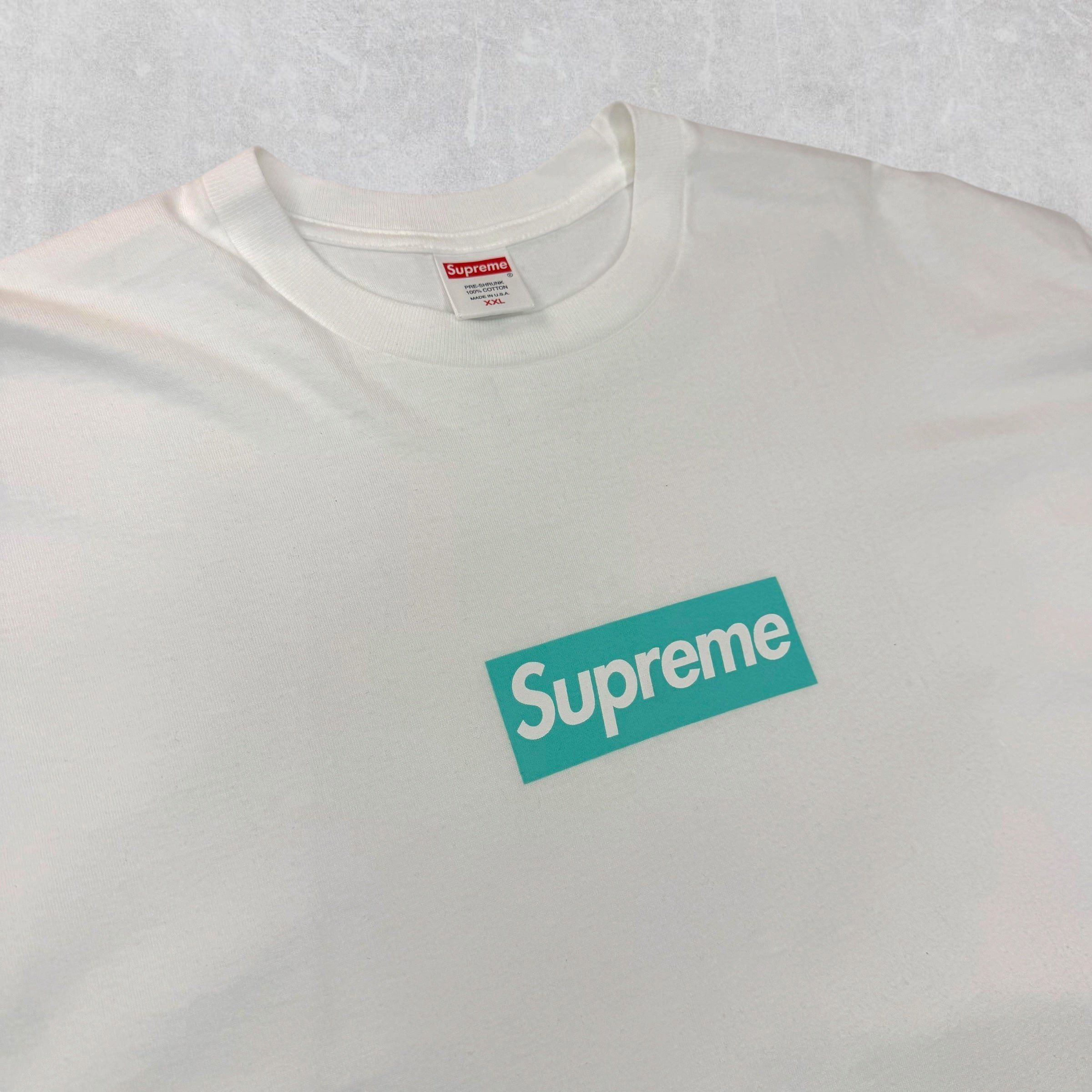 Supreme Supreme Tiffany & Co. Box Logo Tee XXL Size US XXL / EU 58 / 5 - 3 Thumbnail