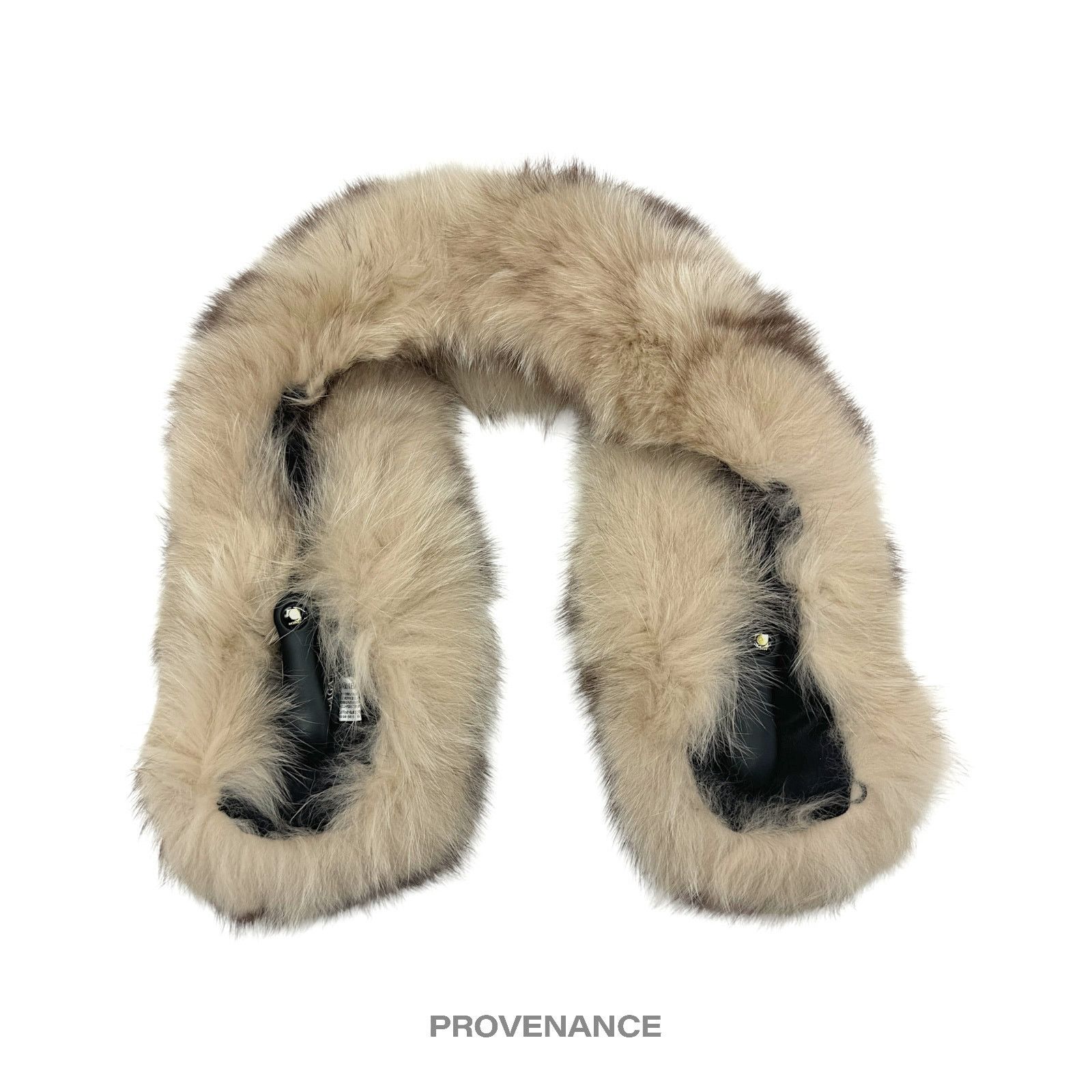 Givenchy 🔴 Givenchy Fur Shawl Scarf - Cream Brown Fox Size ONE SIZE - 2 Thumbnail