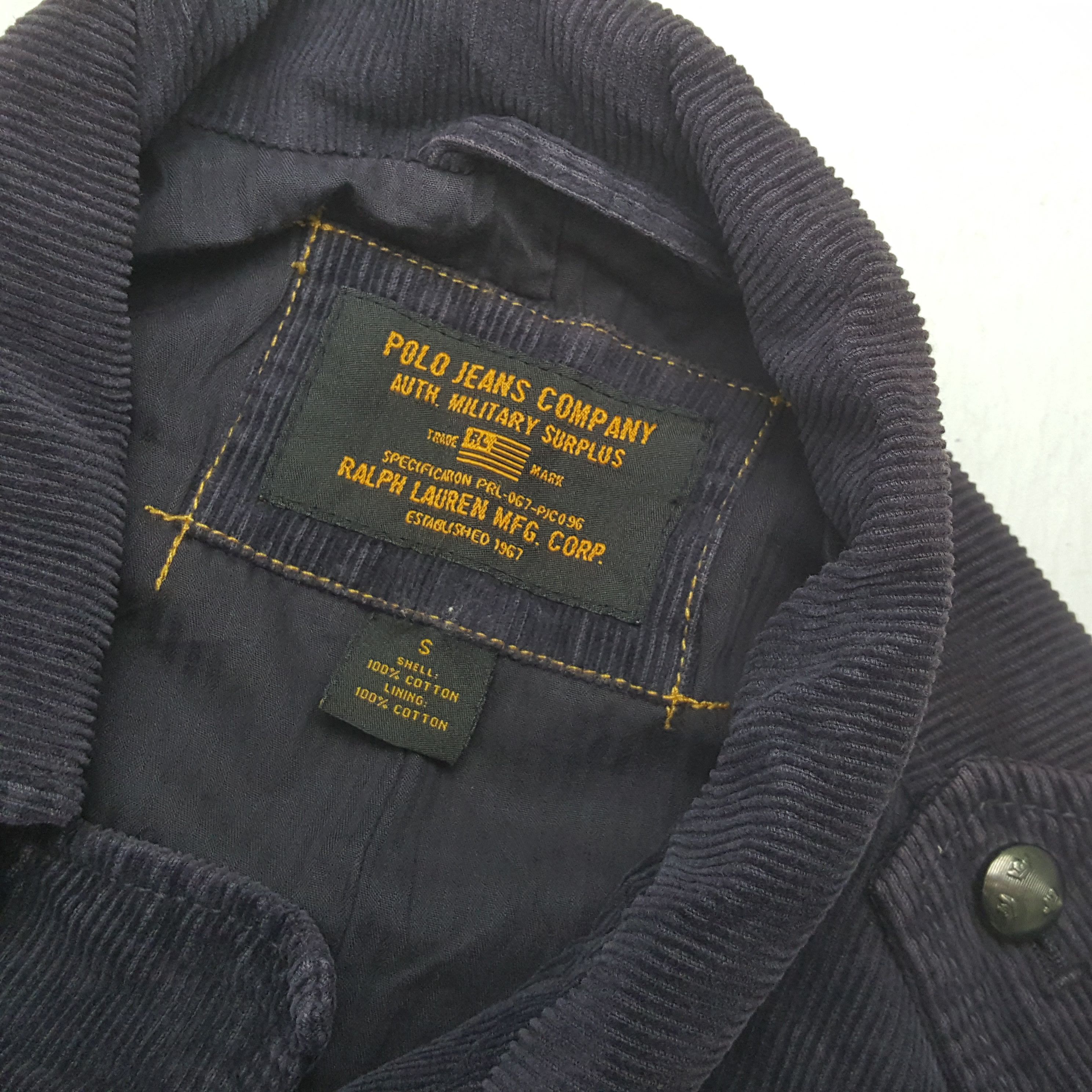 Vintage Polo Jeans Company Nice Design Jacket RR7 Size US S / EU 44-46 / 1 - 4 Thumbnail