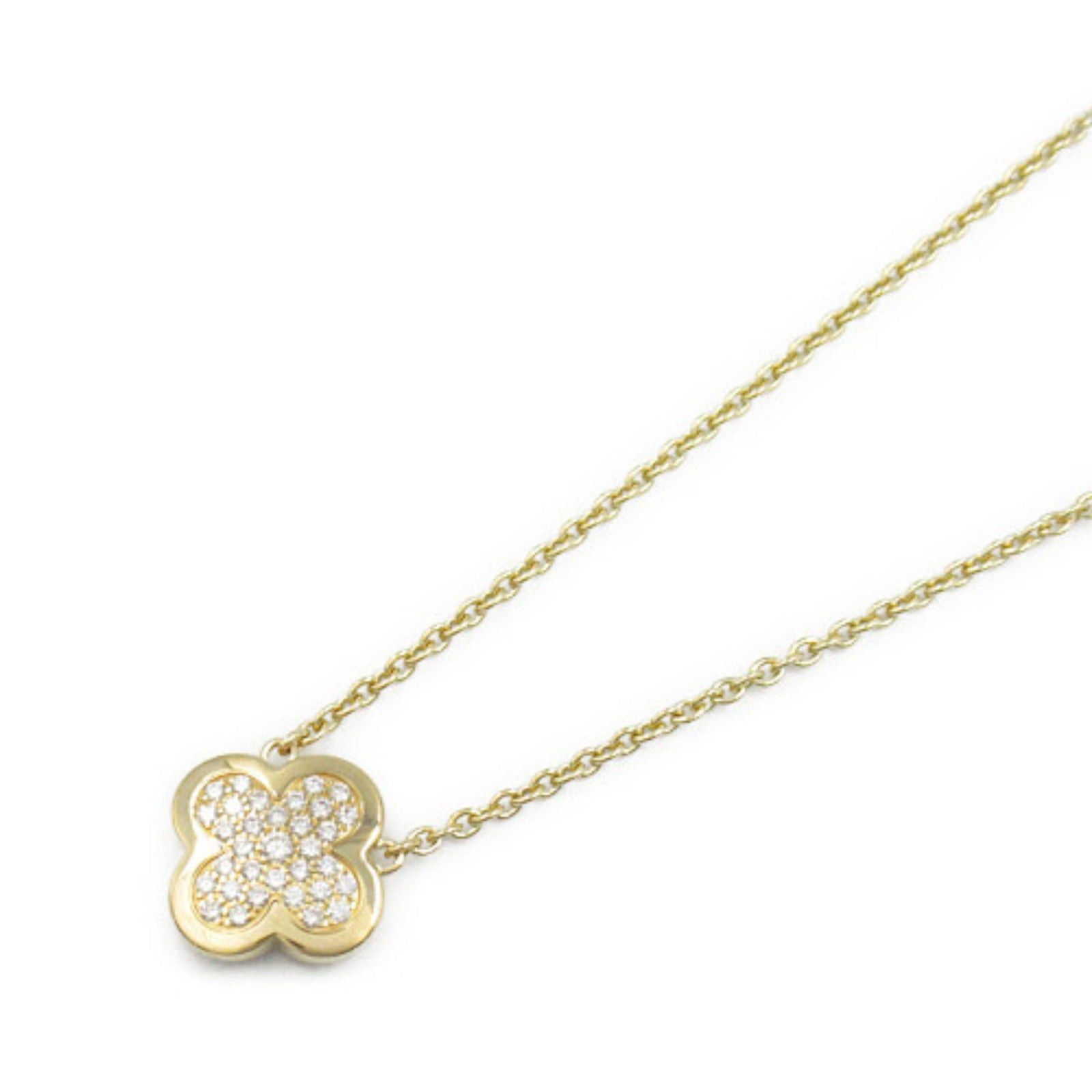 Van Cleef & Arpels Van Cleef Arpels Pure Alhambra Diamond Necklace K18 (Yellow Gold) Clear Size ONE SIZE - 1 Thumbnail