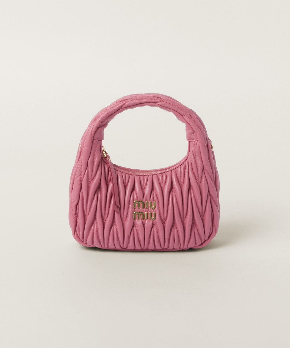 Miu Miu Miu Miu Small Wander matelassé nappa leather hobo bag Size ONE SIZE - 1 Thumbnail