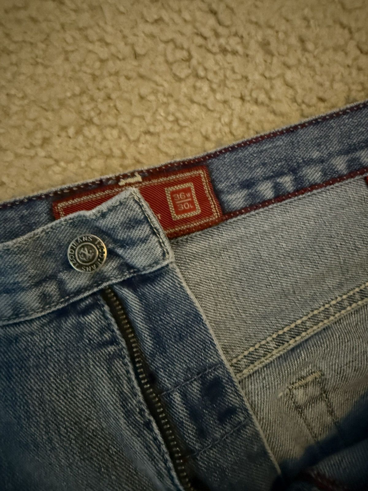 Izod Vintage Izod Slightly Baggy/Straight Jeans Size US 36 / EU 52 - 5 Thumbnail