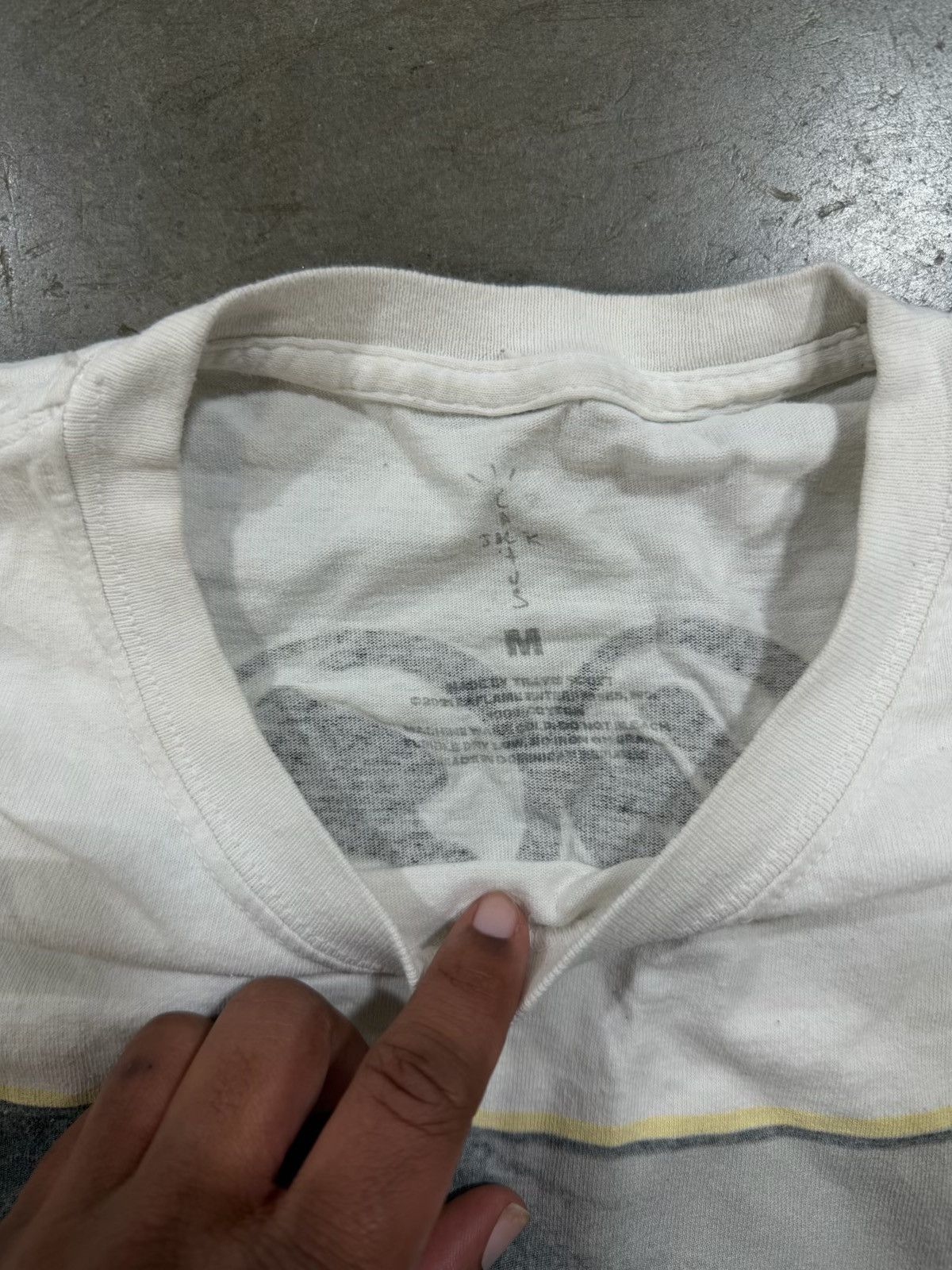 Travis Scott Cactus Jack x Fragment Manifest Tee Size US M / EU 48-50 / 2 - 4 Thumbnail