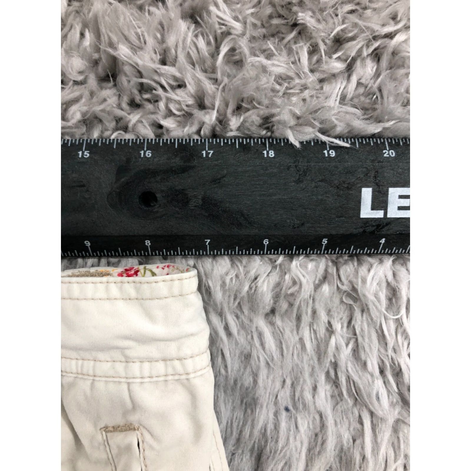 Old Navy Old Navy Capri Pants Women 12 Beige - Casual Formal Knit Pockets Elastic Waist Flat Front 23in Inseam Regular Rise Mid 8.5-10.5in Size 34" / US 12 / IT 48 - 2 Thumbnail
