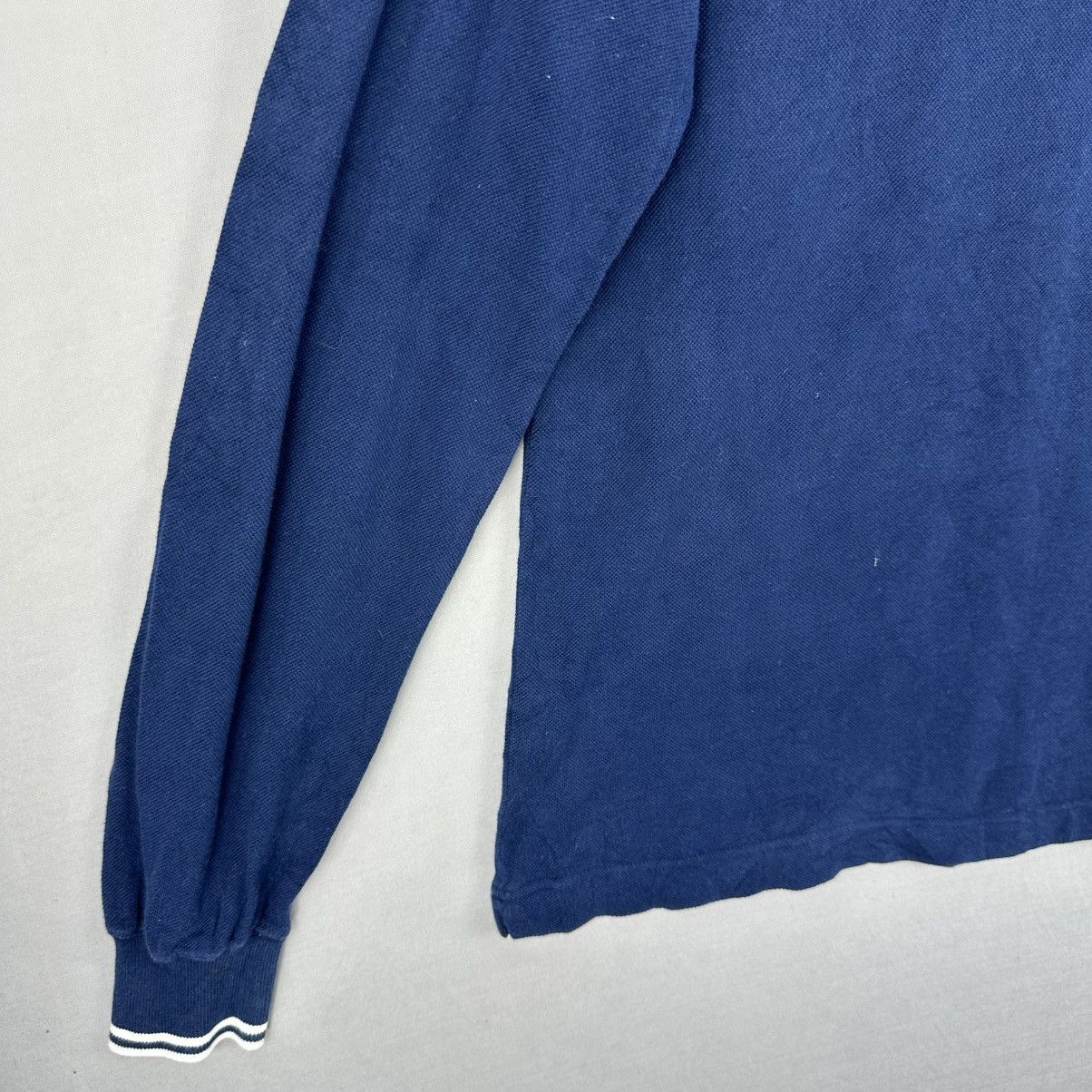 Beams Plus Vintage Beams Japan Polo Longsleeve Tee Single Pocket Size US M / EU 48-50 / 2 - 6 Thumbnail