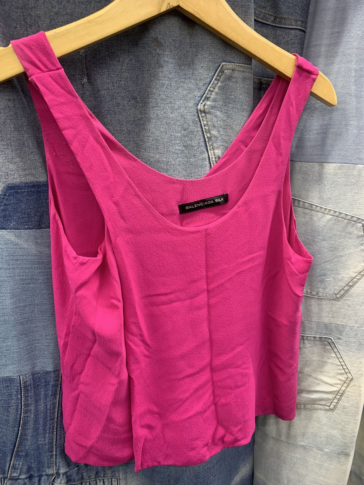 Balenciaga × Designer × Japanese Brand Balenciaga.silk tank top Size S / US 4 / IT 40 - 2 Thumbnail