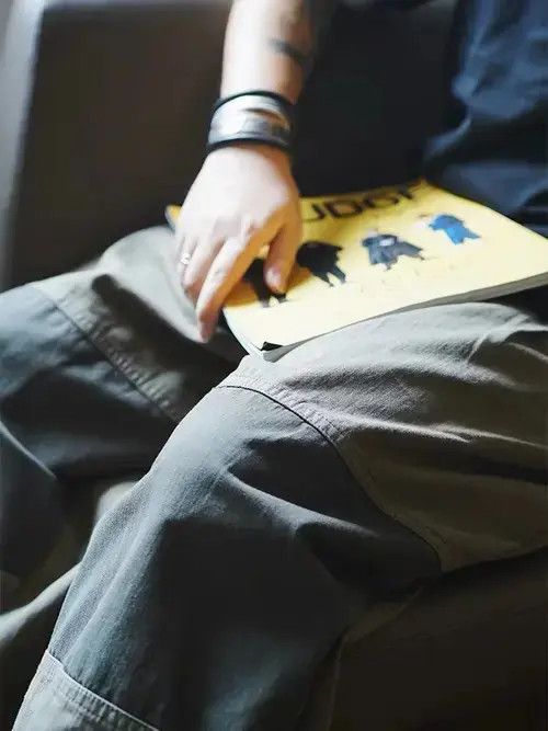 Japanese Brand 20SS Indigo Union Japan Olive Patchwork Pants Size US 32 / EU 48 - 4 Thumbnail