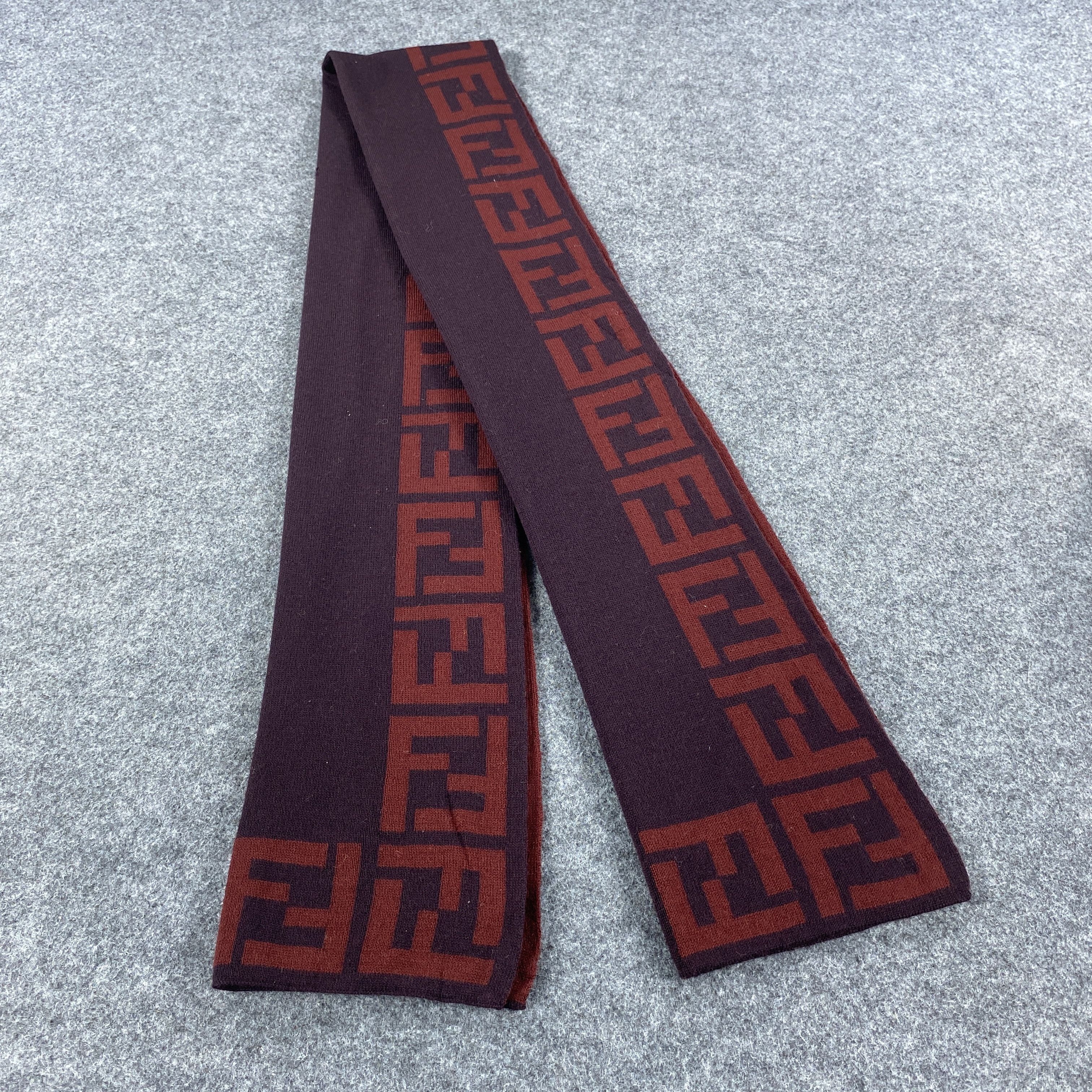 Fendi × Vintage GF10462 Fendi Scarf Neck Wear Muffler Size ONE SIZE - 1 Thumbnail