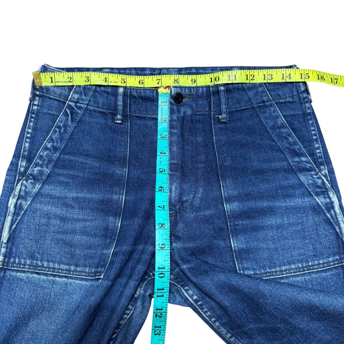 Danton Vintage Danton Denim Fatigue Pants Size US 29 - 18 Thumbnail