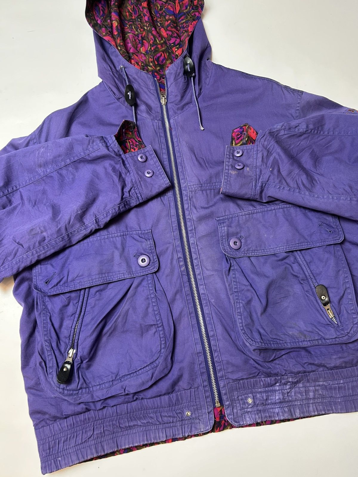 Japanese Brand MIKE BIRNIES REVERSIBLE BOMBER JACKET Size US M / EU 48-50 / 2 - 2 Thumbnail