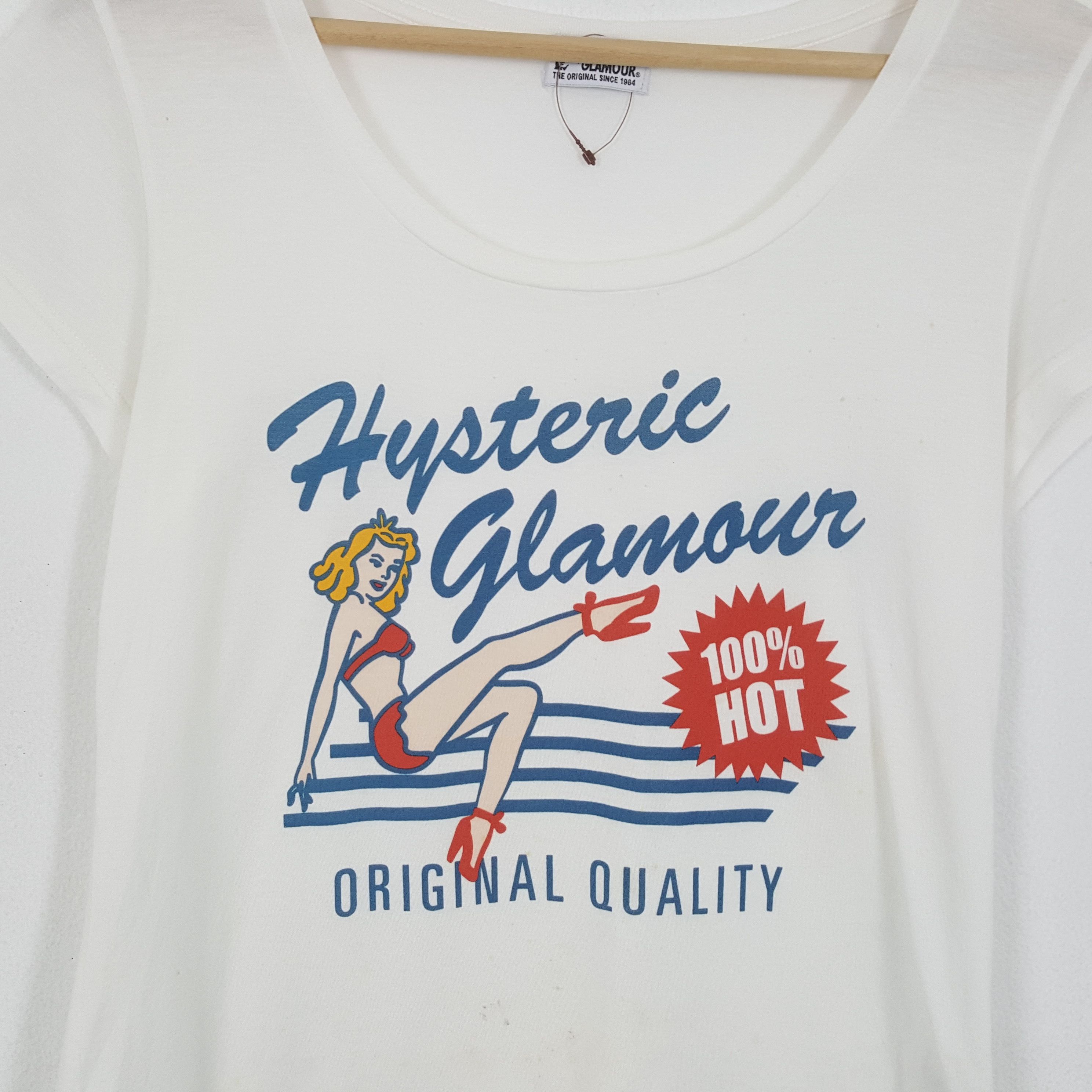Hysteric Glamour × Japanese Brand × Vintage Vintage HYSTERIC GLAMOUR Japanese Fashion Brand T-Shirts Size XS / US 0-2 / IT 36-38 - 2 Thumbnail