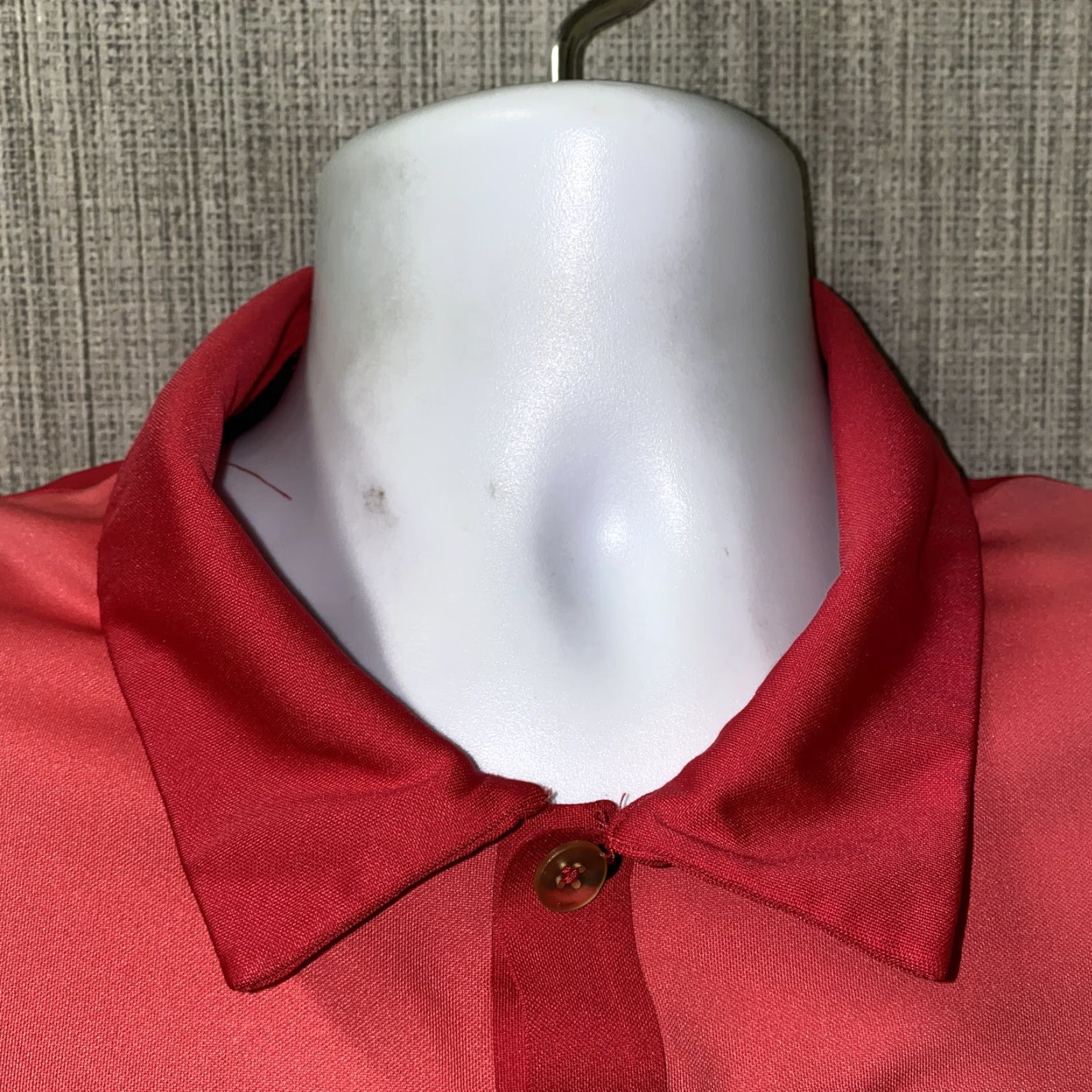 Nike Nike Golf Polo Shirt Mens Orange Short Sleeve Dri-Fit Size XL Size US XL / EU 56 / 4 - 3 Thumbnail