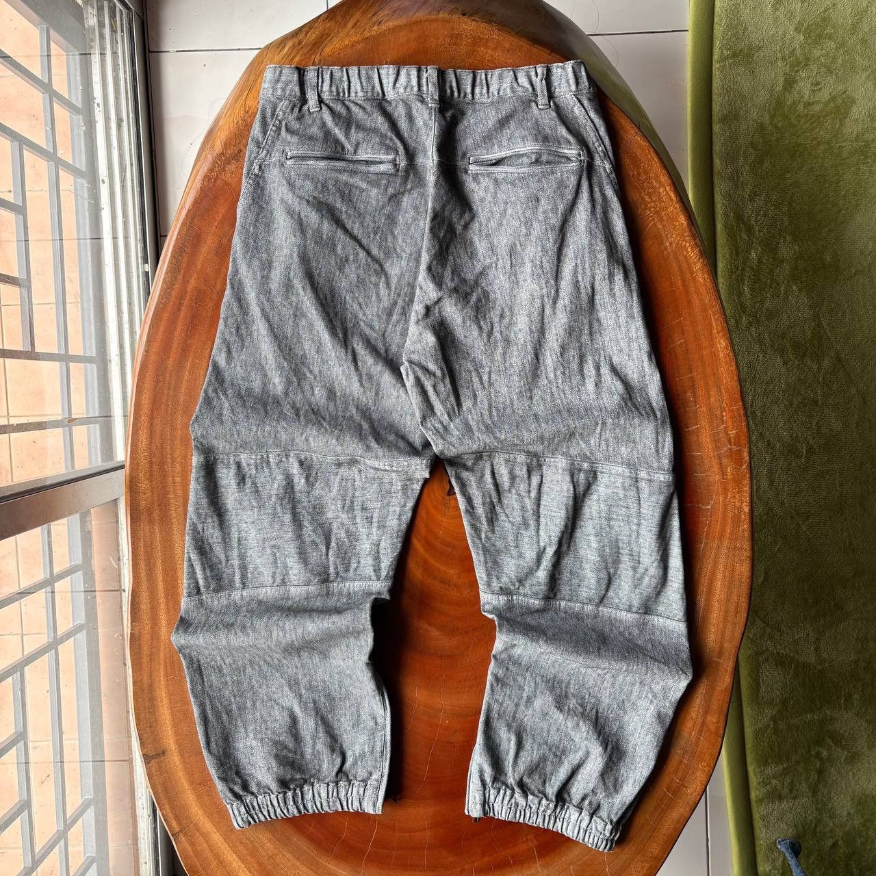 Japanese Brand Y2K Revolver Japan Parachute Style Design Grey Pants Size US 33 - 2 Thumbnail