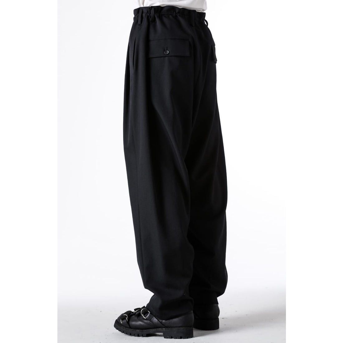Yohji Yamamoto Yohji Yamamoto Pour Homme AW24 - Wool 8 Piece Tuck Pants Size US 32 / EU 48 - 5 Thumbnail