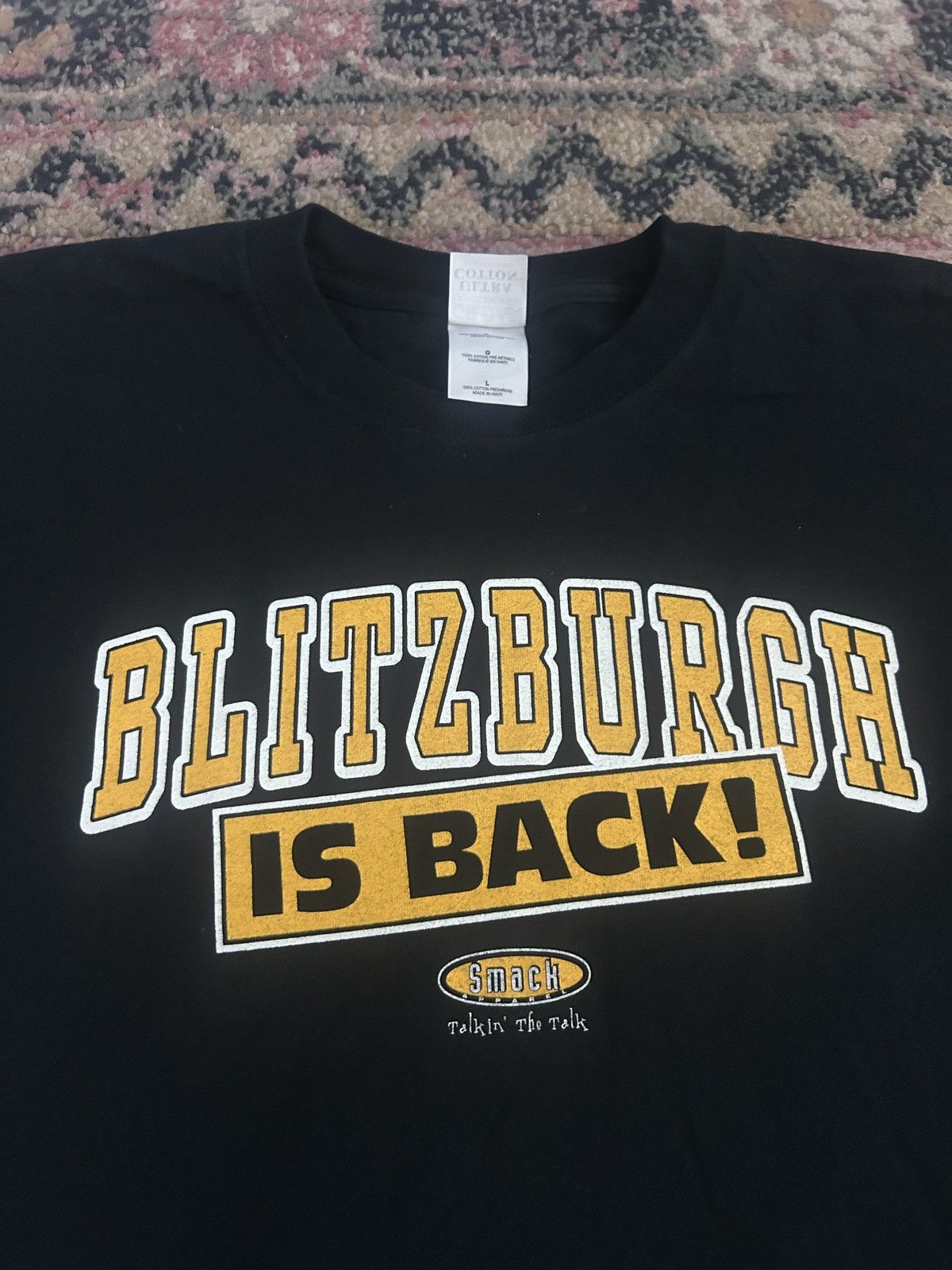 NFL Vintage Steelers Blitzburgh Is Back T-Shirt Size Large Size US L / EU 52-54 / 3 - 2 Thumbnail