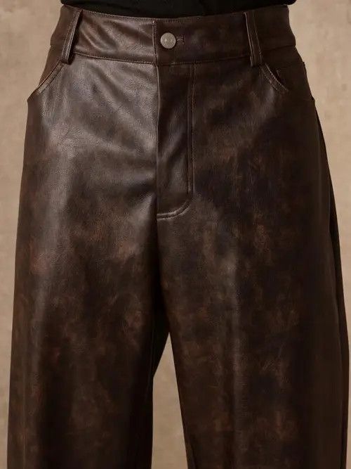 Japanese Brand Fujisaki x Shi Washed PU Skater fit Pants Size US 32 / EU 48 - 8 Thumbnail