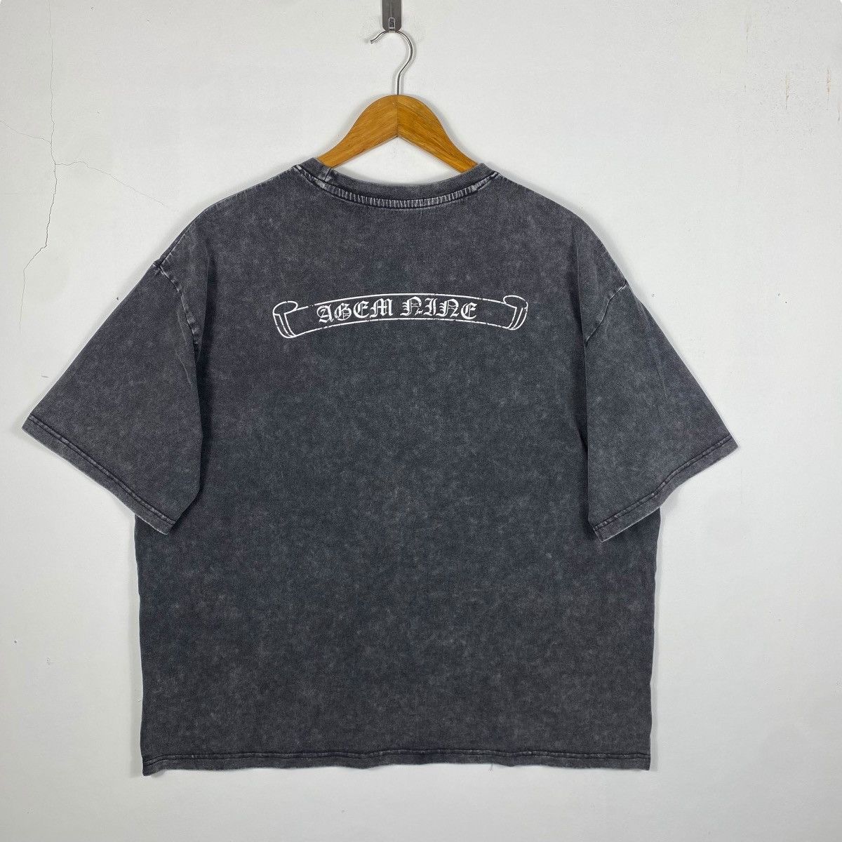 Japanese Brand Japanese Brand A'GEM NINE The Hedonist Stonewash Tee Shirt Size US L / EU 52-54 / 3 - 4 Thumbnail