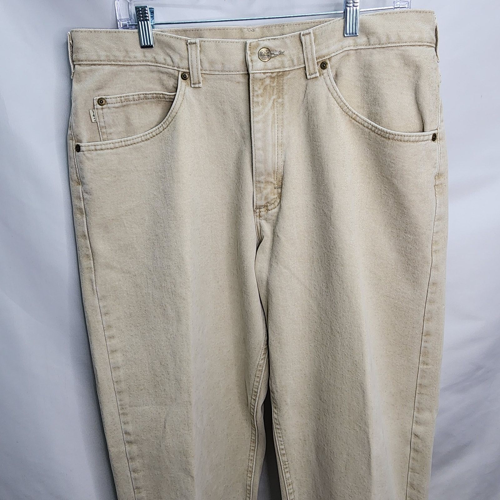 L.L. Bean L.L. Bean Men's Double L Relaxed Fit Cotton Jeans Size US 36 / EU 52 - 8 Thumbnail