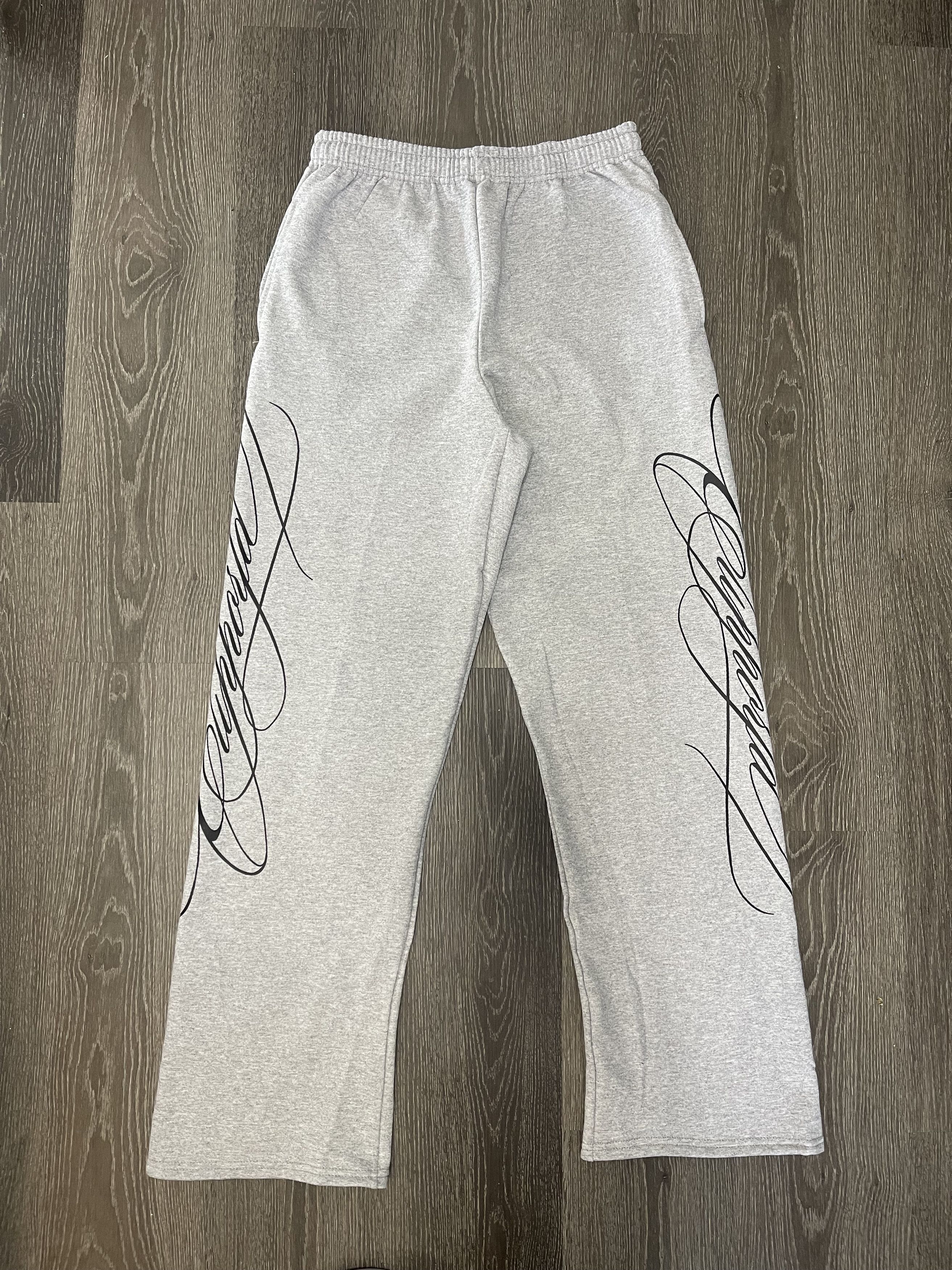 Japanese Brand Grey "Euphoria" Sweatpants Size US 34 / EU 50 - 1 Thumbnail