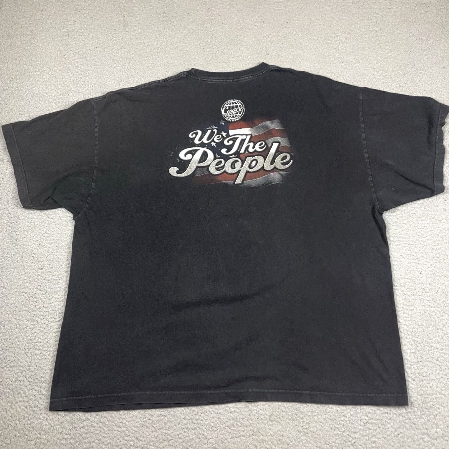 Vintage VINTAGE WWE T Shirt Adult 3XL Black Cesaro Claudio Castagnoll We The People Logo Patriotic Retro Mens Shirt Size US XXL / EU 58 / 5 - 6 Thumbnail