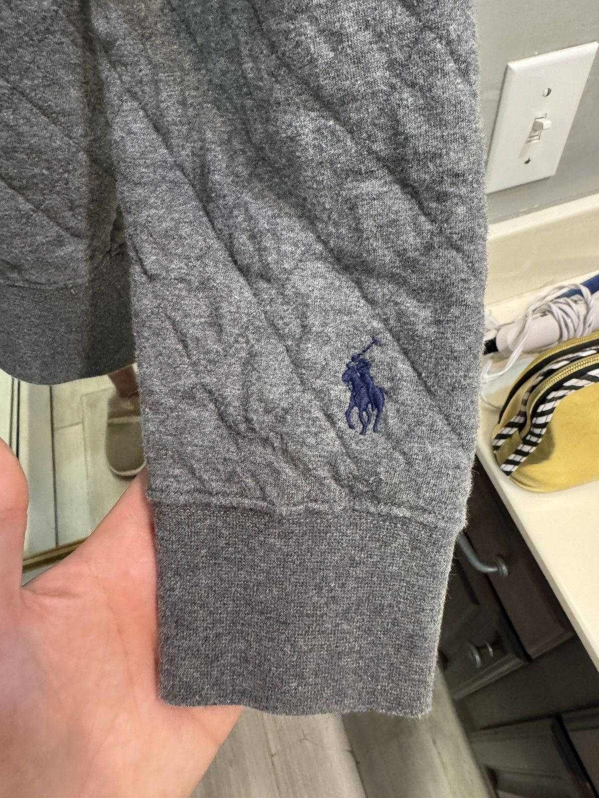Polo Ralph Lauren Polo Ralph Lauren Quilted Luxury Jersey Pullover Size US S / EU 44-46 / 1 - 3 Thumbnail