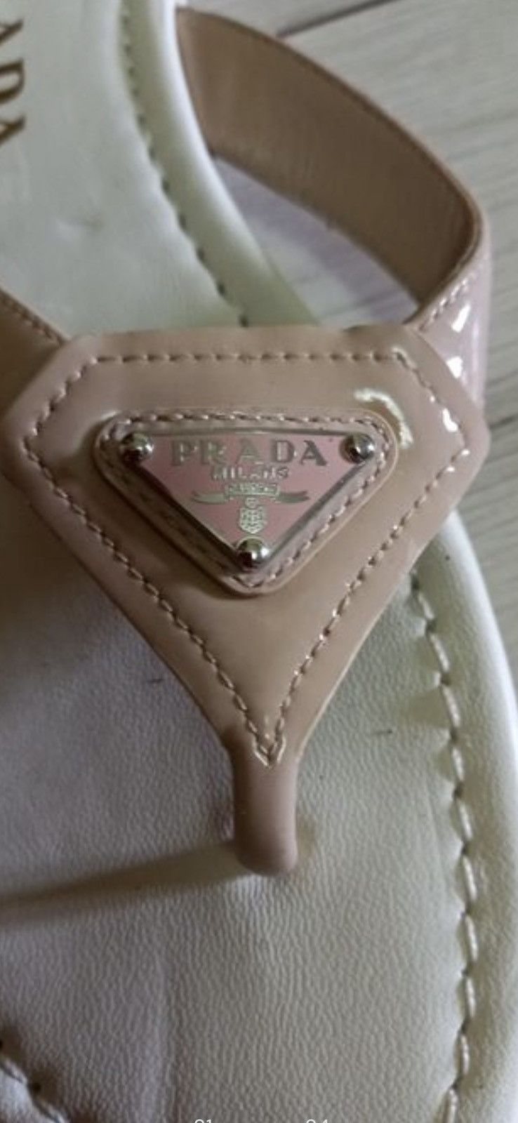 Prada Prada Flip Flop Thong Size US 6 / IT 36 - 2 Thumbnail