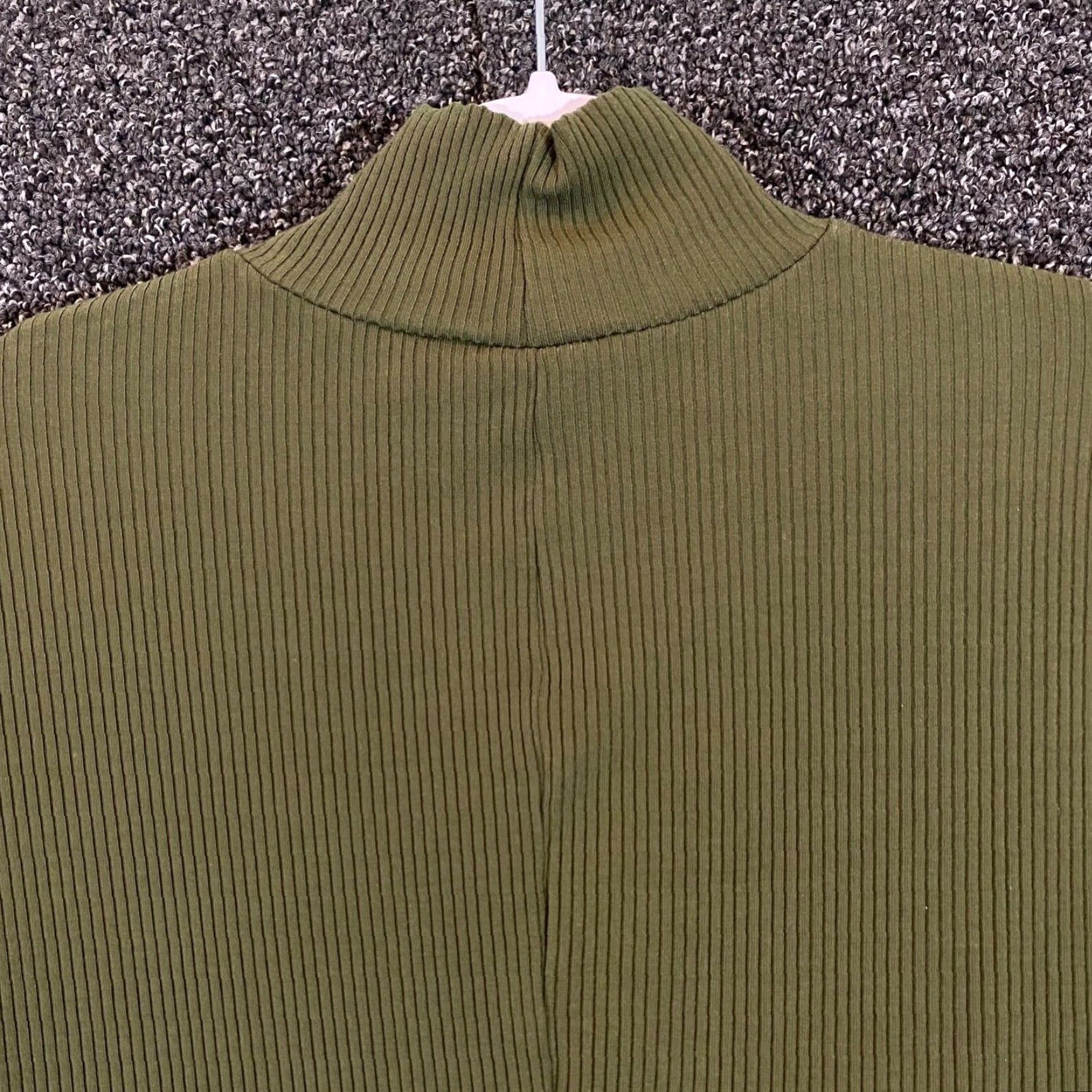 Reformation Reformation Dress Womens Medium Green Long Sleeve Turtleneck Tencel Spandex USA Size M / US 6-8 / IT 42-44 - 8 Thumbnail