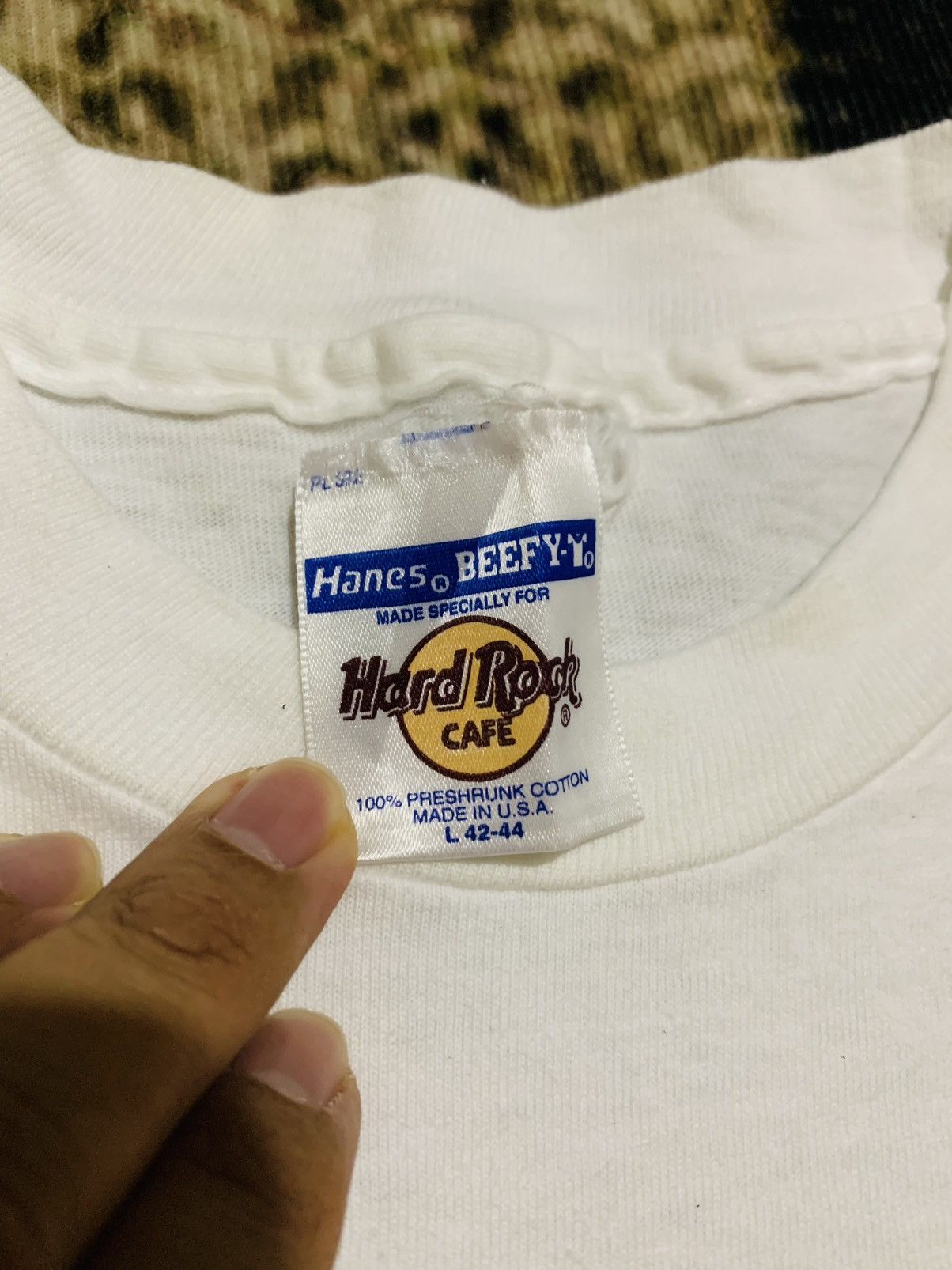 Hard Rock Cafe LAST DROP#Vintage Hard Rock Cafe Chicago Made In USA Size US L / EU 52-54 / 3 - 3 Thumbnail