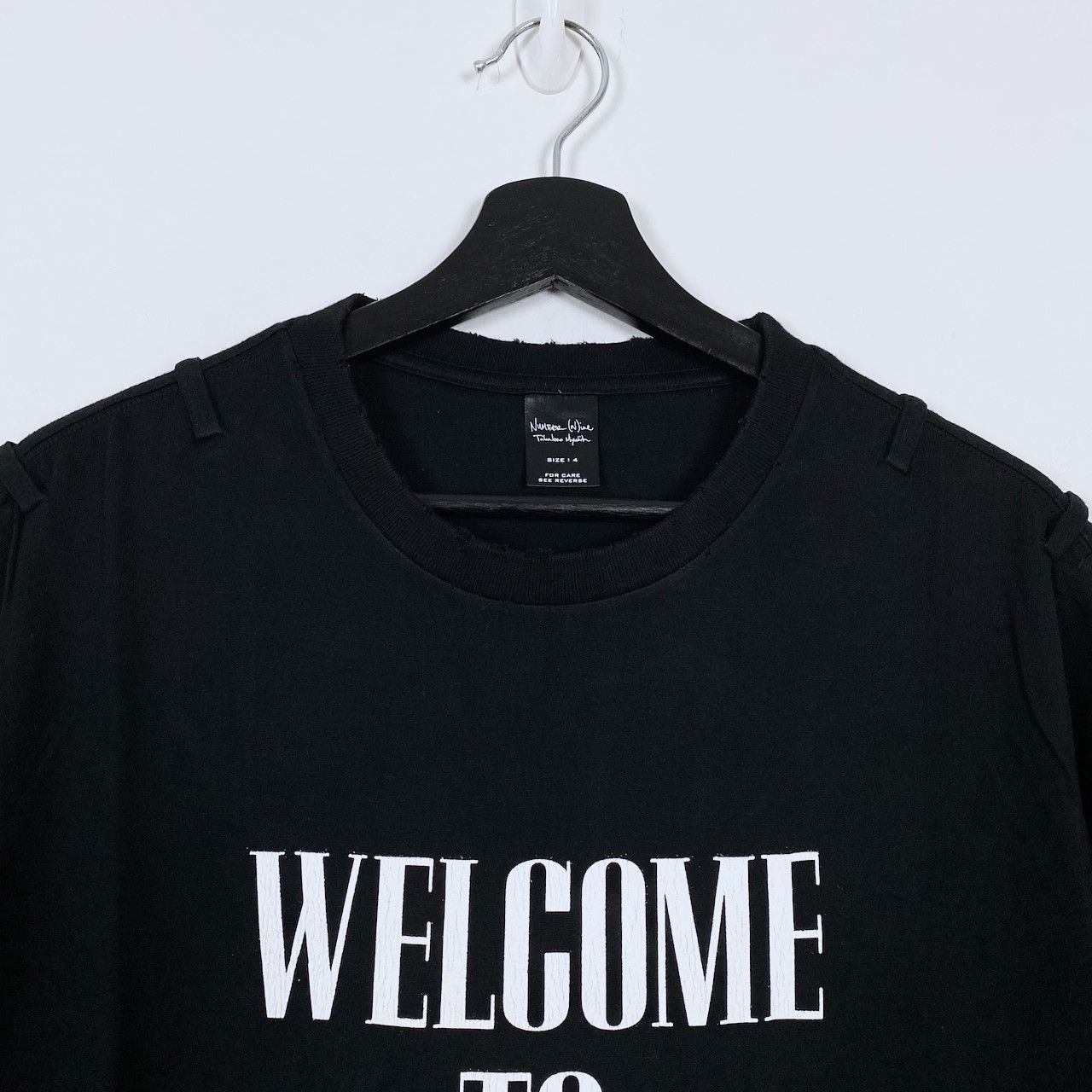 Number (N)ine 2006SS "WELCOME TO THE SHADOW" TEE Size US XL / EU 56 / 4 - 3 Thumbnail