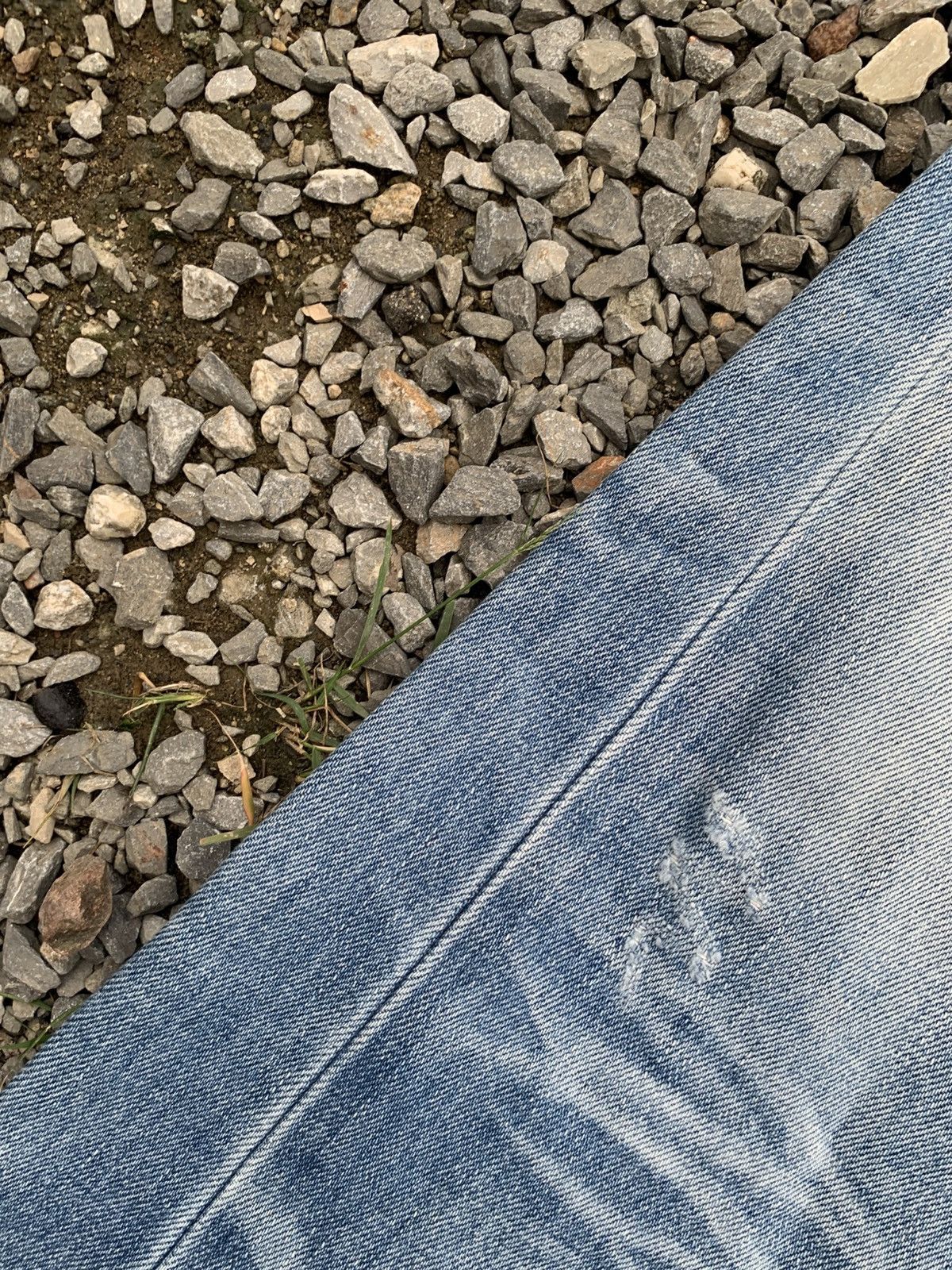 If Six Was Nine Lolita Concert Club Faded & Rusty Distressed Denim Size US 28 / EU 44 - 22 Thumbnail