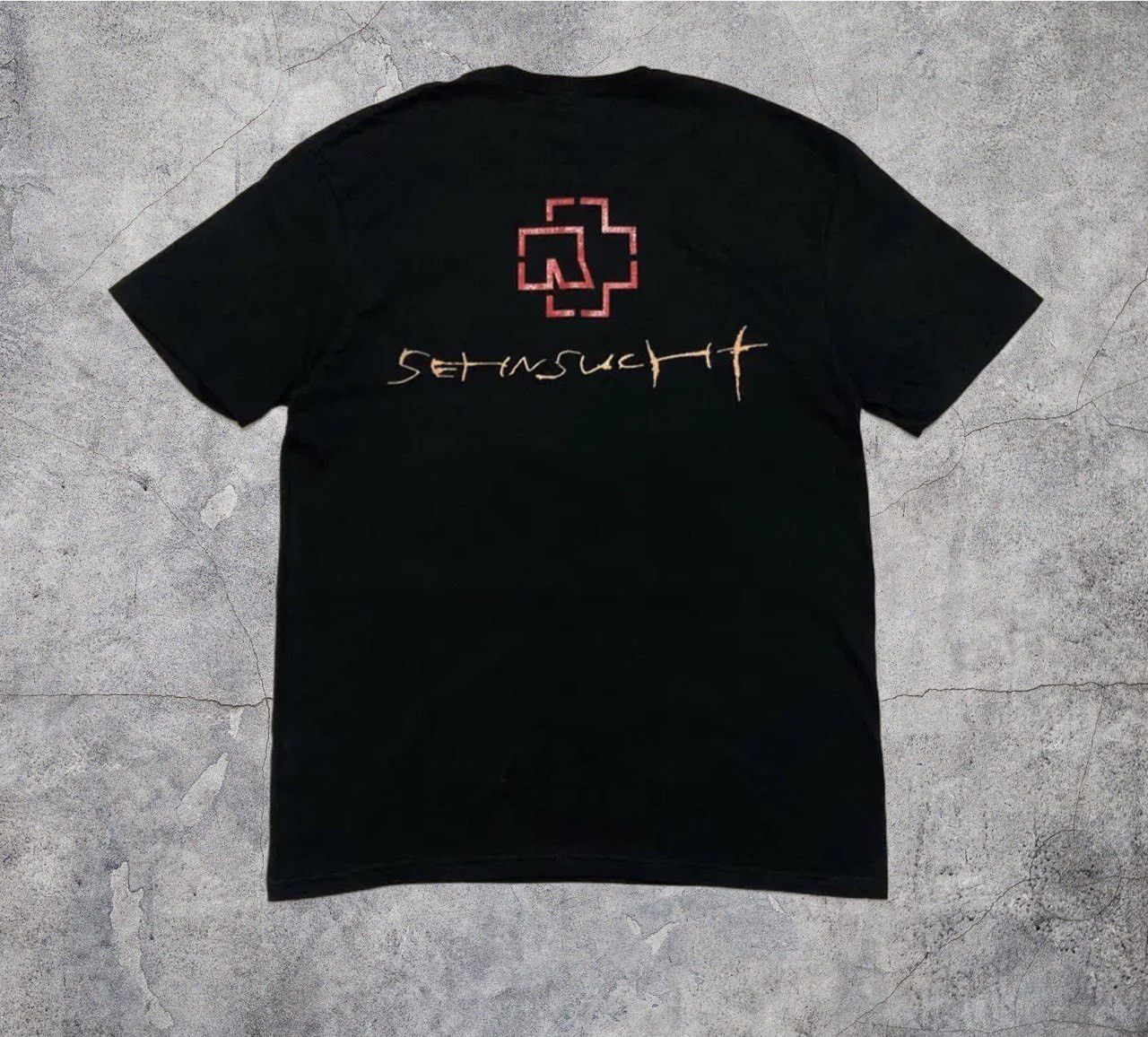 Band Tees × Vintage Rammstein Sehnsucht T Shirt Big Logo 2 Side Vintage Archive Size US L / EU 52-54 / 3 - 2 Thumbnail