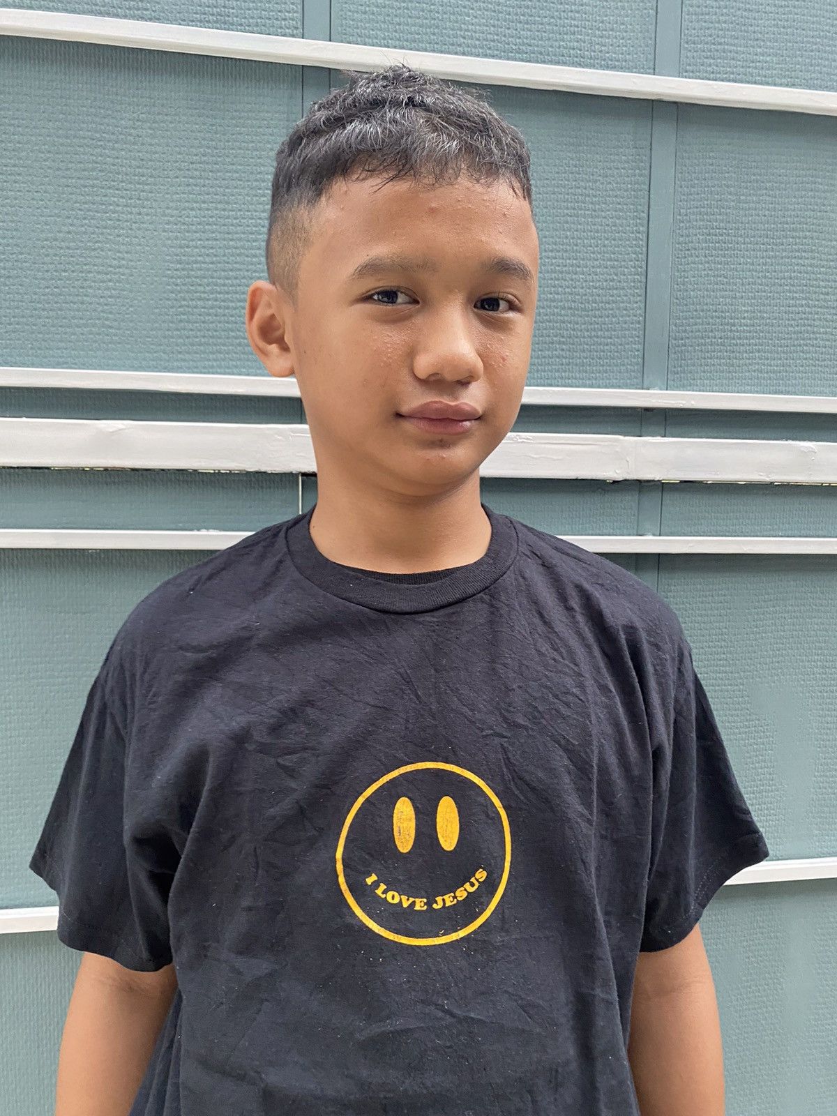 Gildan × Vintage I love Jesus smiley tee Size US M / EU 48-50 / 2 - 6 Thumbnail